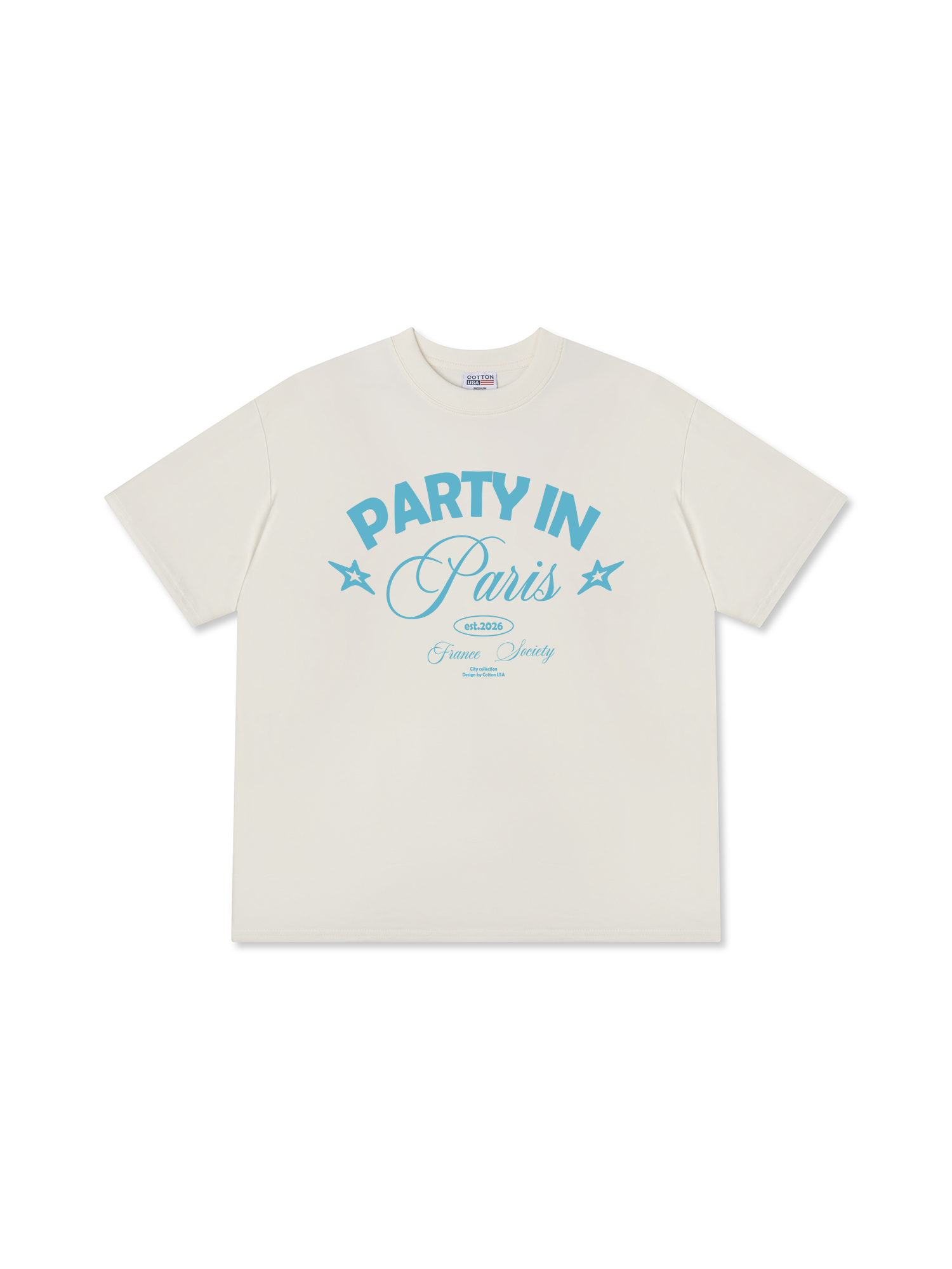 Áo Thun Relaxed Fit Party In Paris