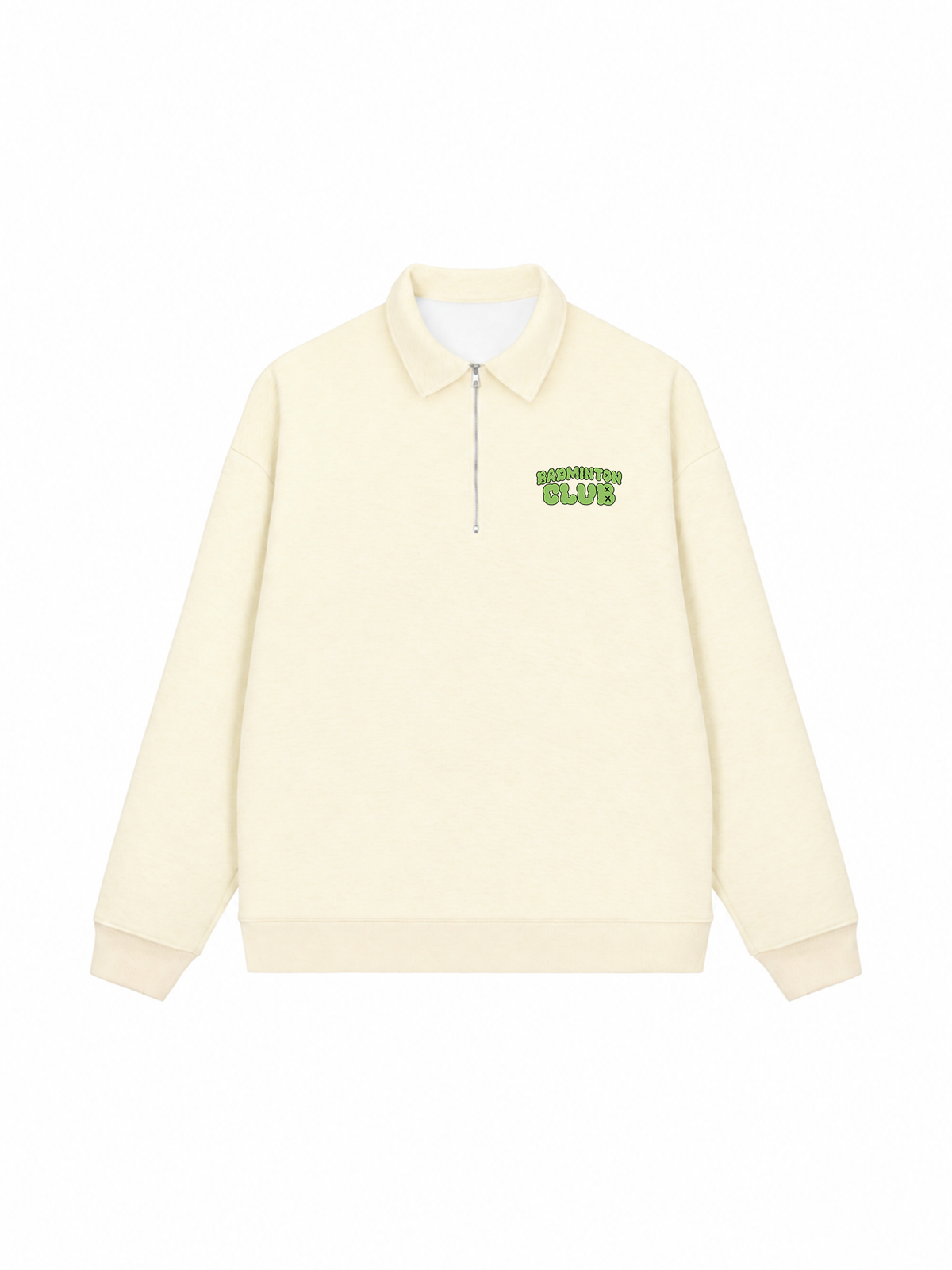 Áo Sweater Polo Nỉ Hai Da Badminton Club