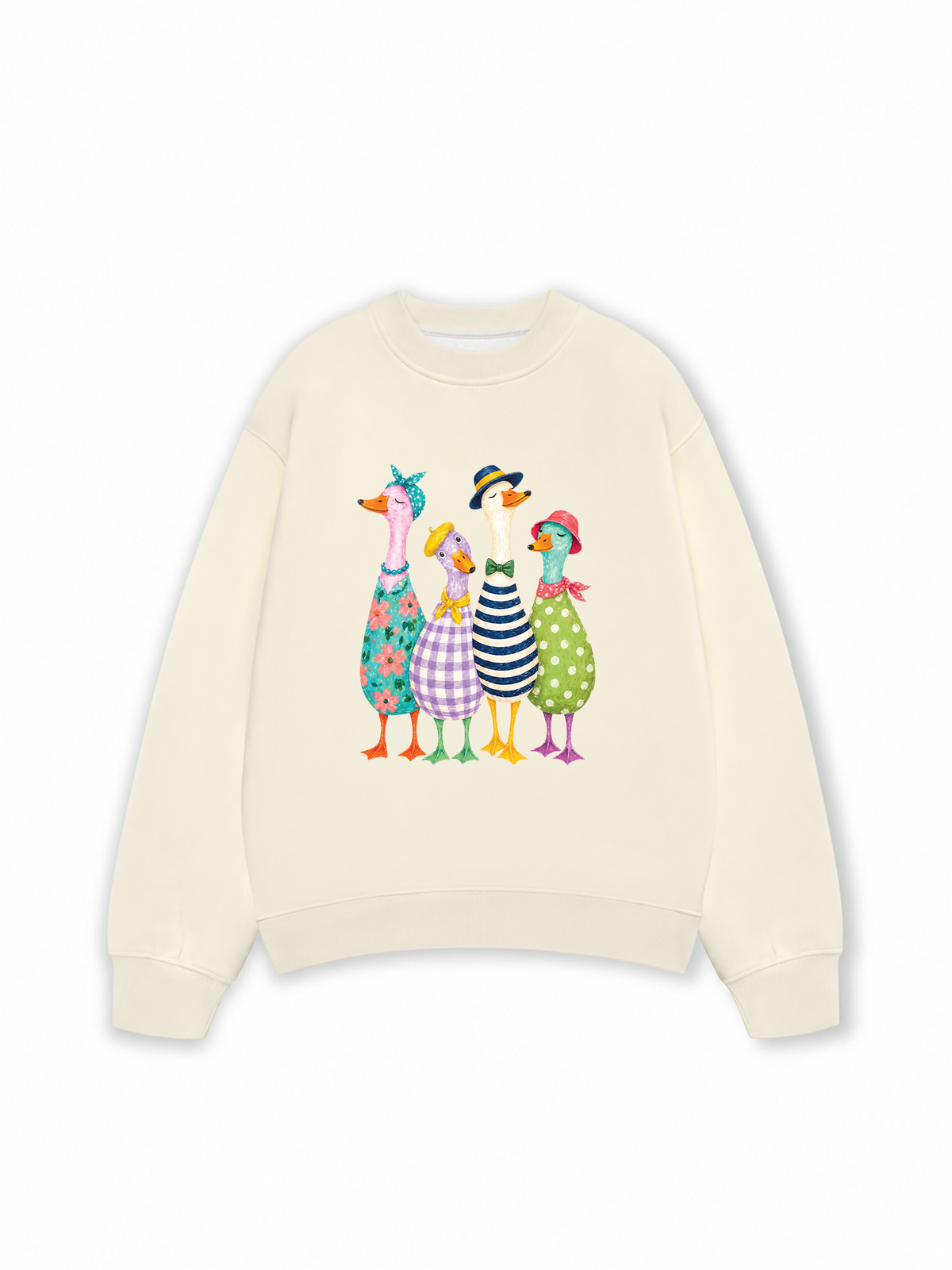 Áo Sweater Nỉ Hai Da Farm Duck Group
