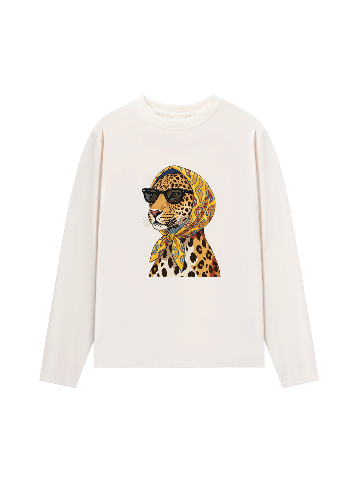 Áo Thun Dài Tay Urban Leopard Safari Chic