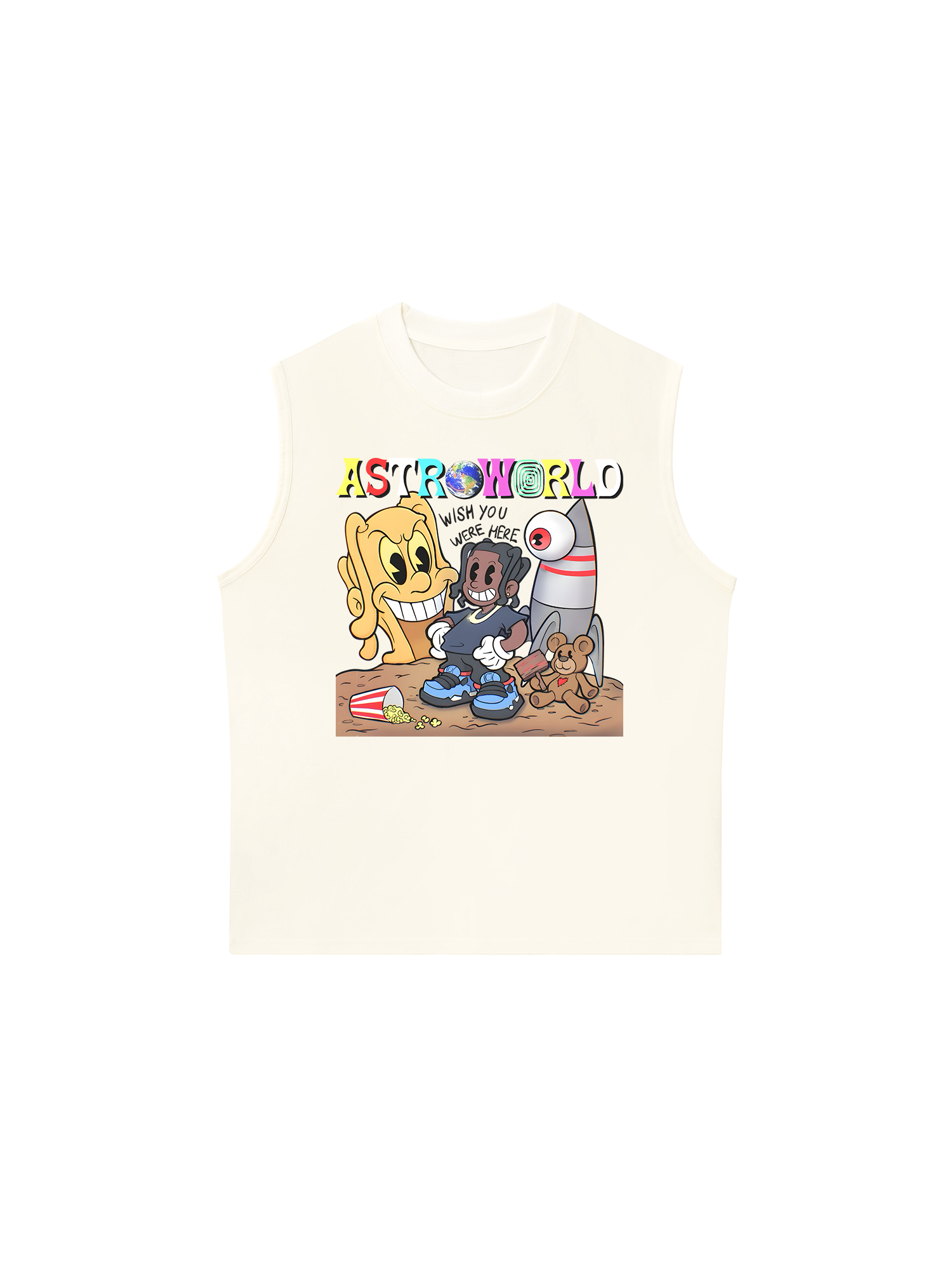 Áo Ba Lỗ Relaxed Fit Astroworld Travis