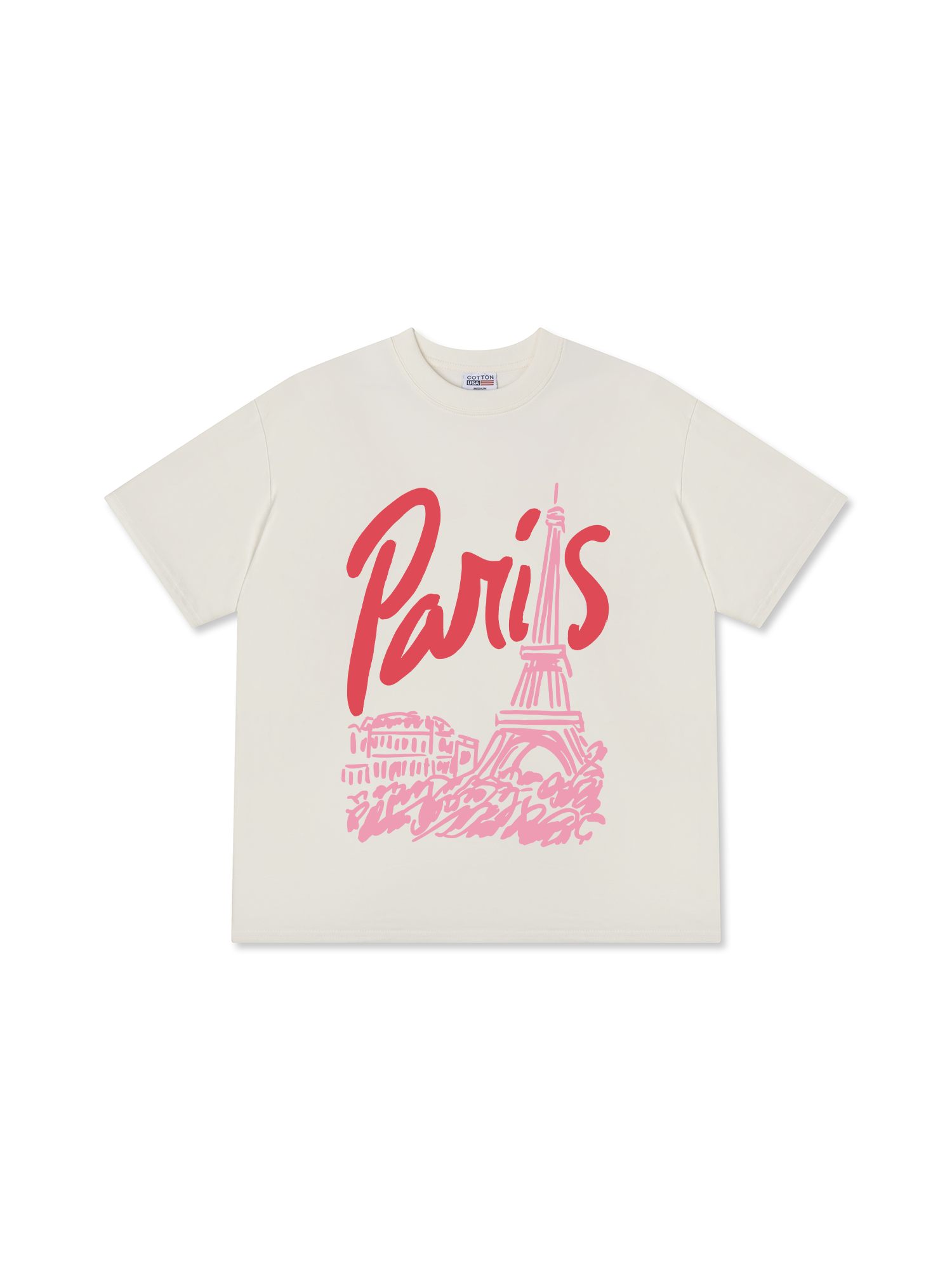 Áo Thun Relaxed Fit City La Vie en Rose