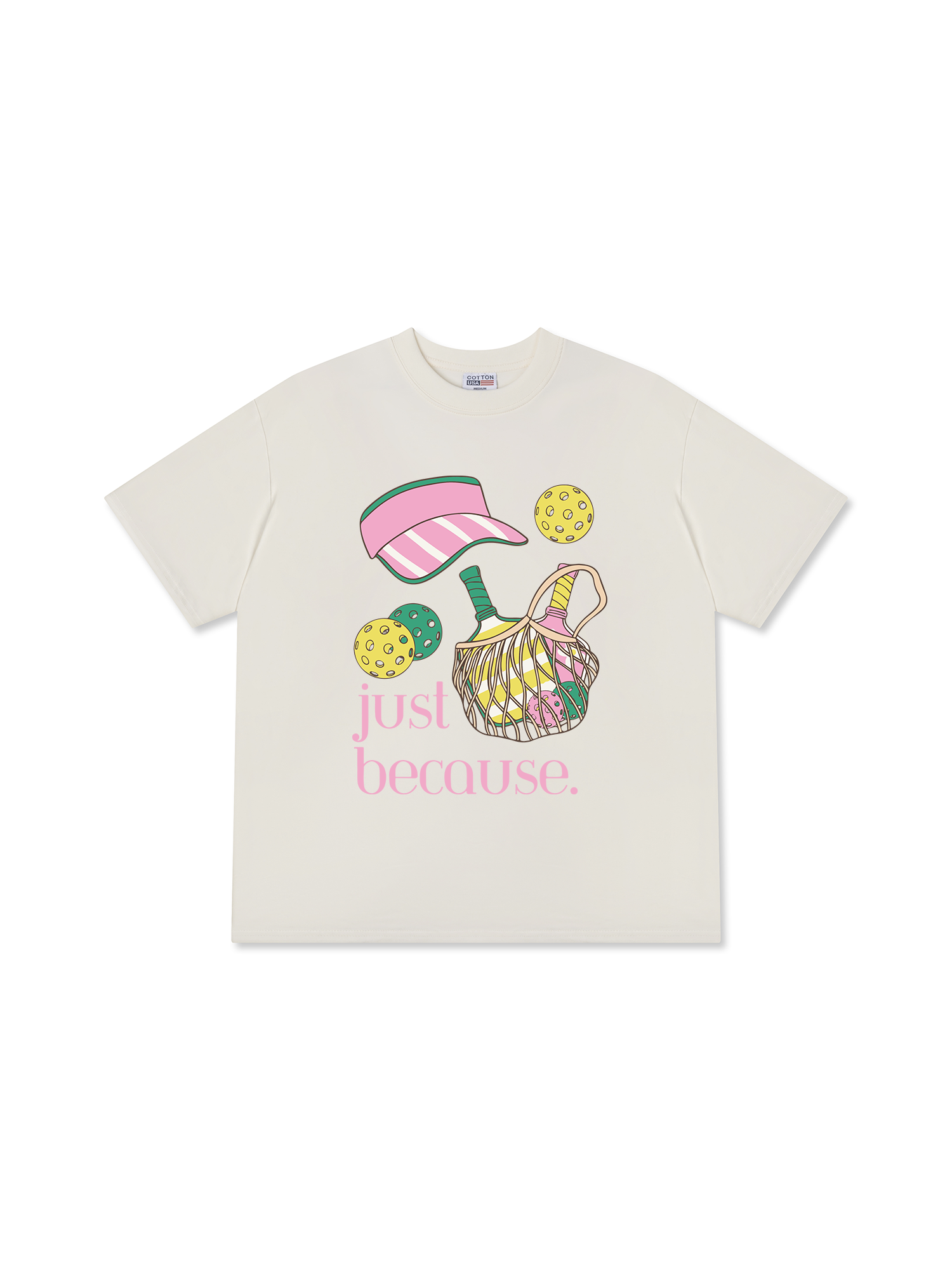 Áo Thun Relaxed Fit Pickleball Just Because