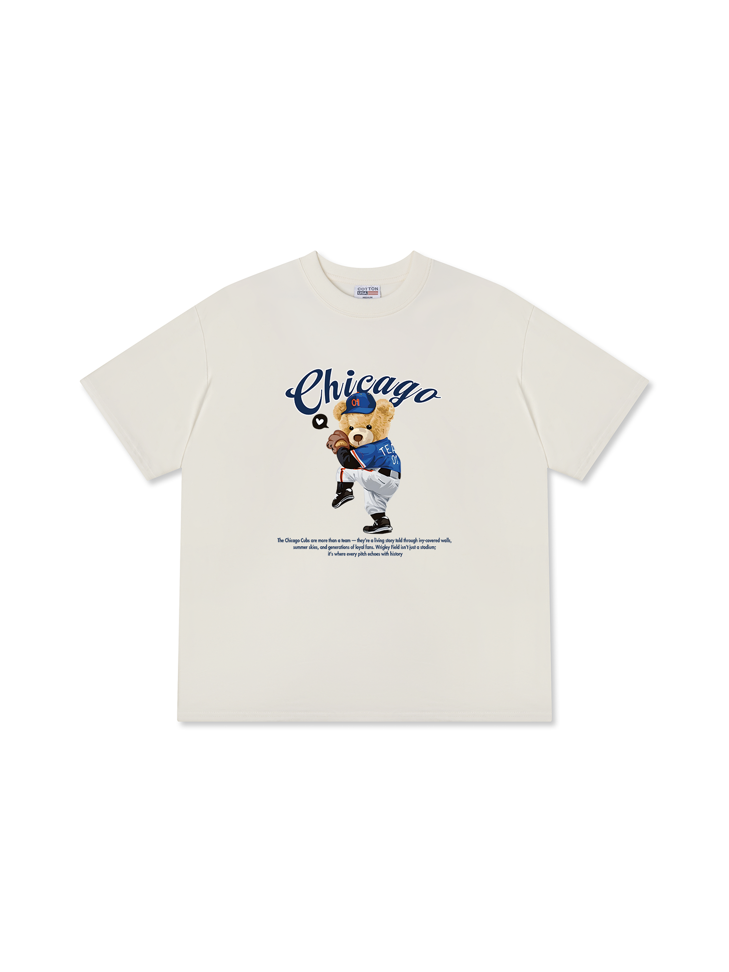 Áo Thun Relaxed Fit Baseball Chicago