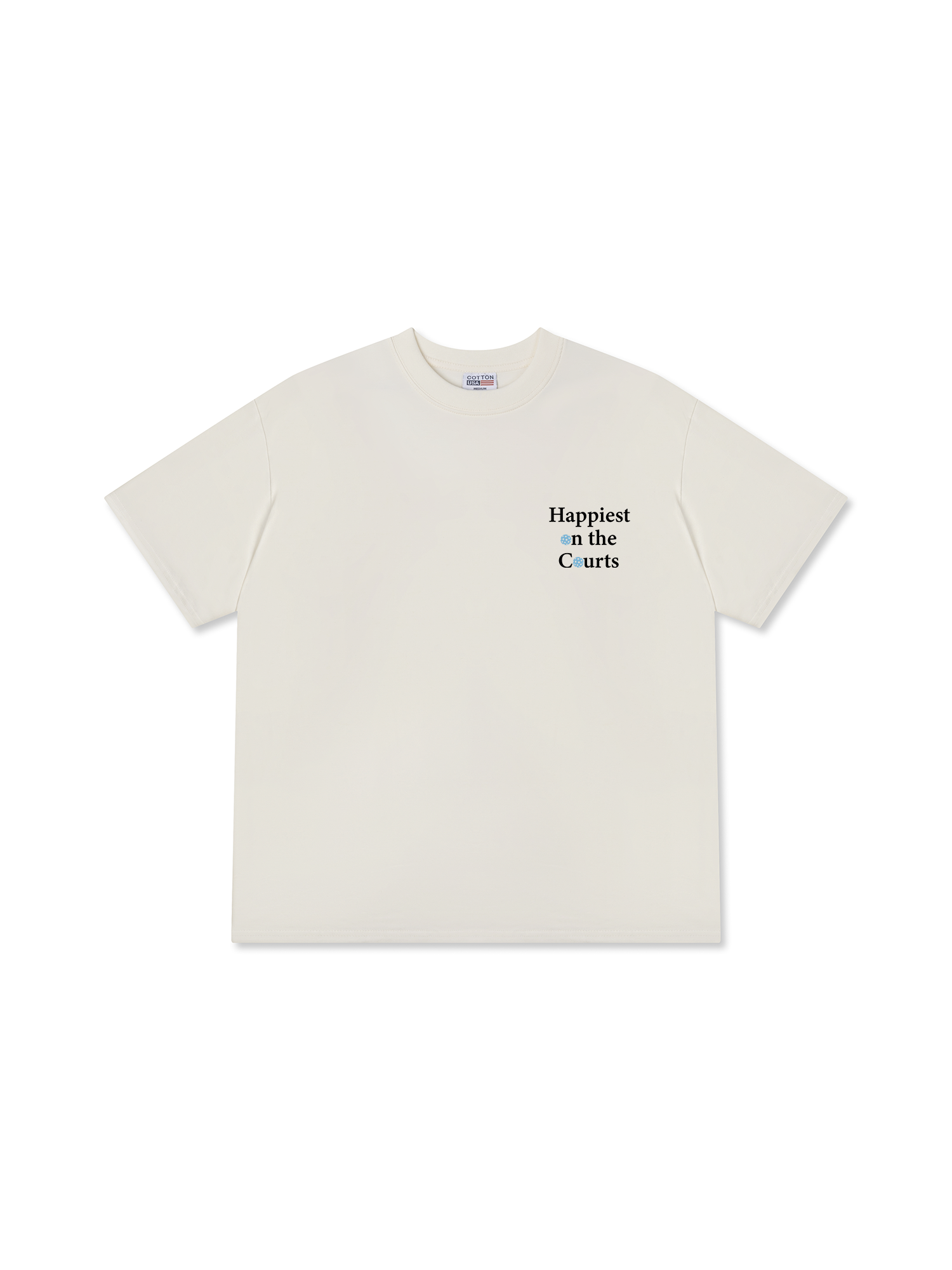 Áo Thun Relaxed Fit Pickleball Happiest on the Courts