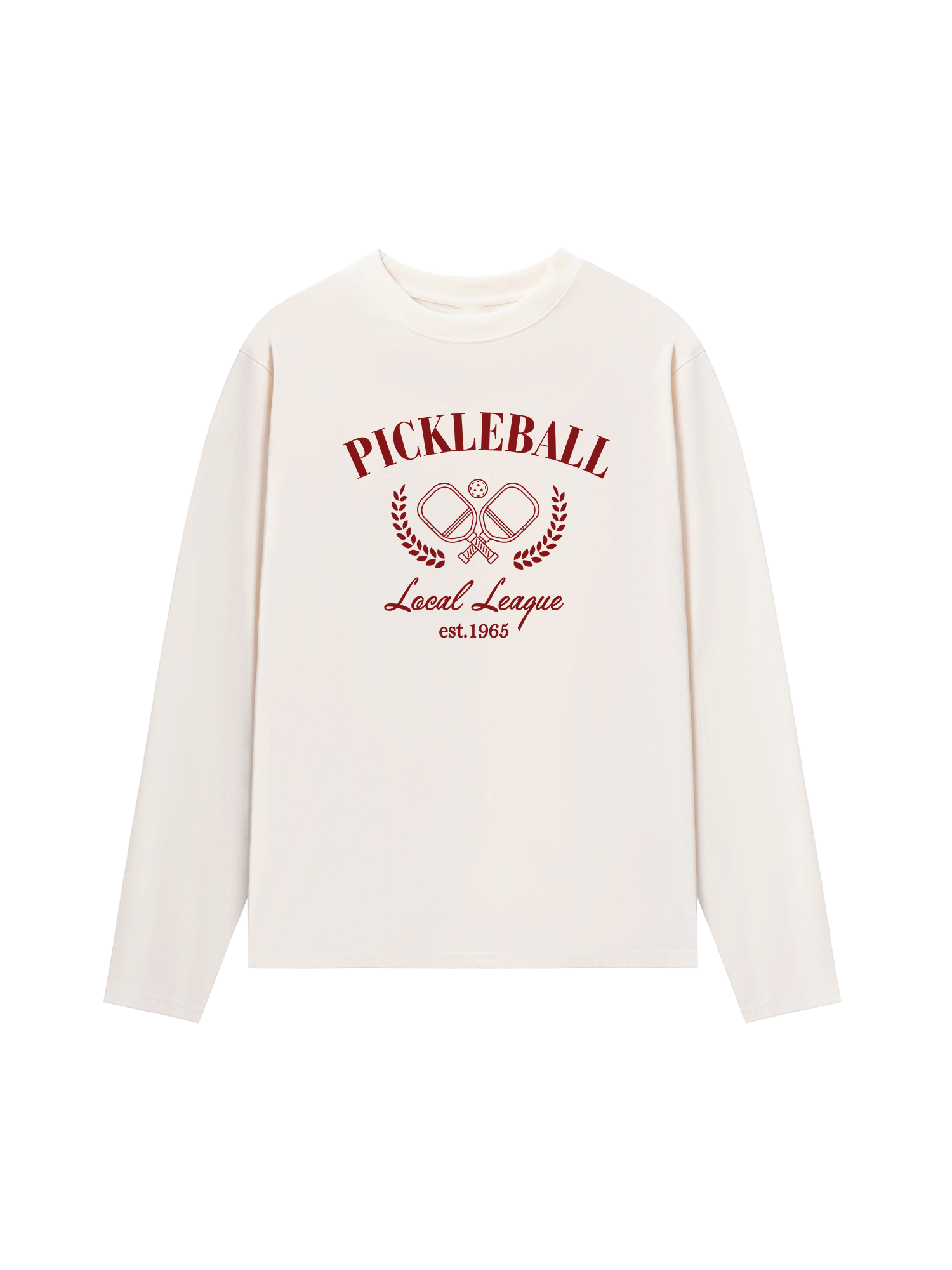 Áo Thun Dài Tay Pickleball Red Local League