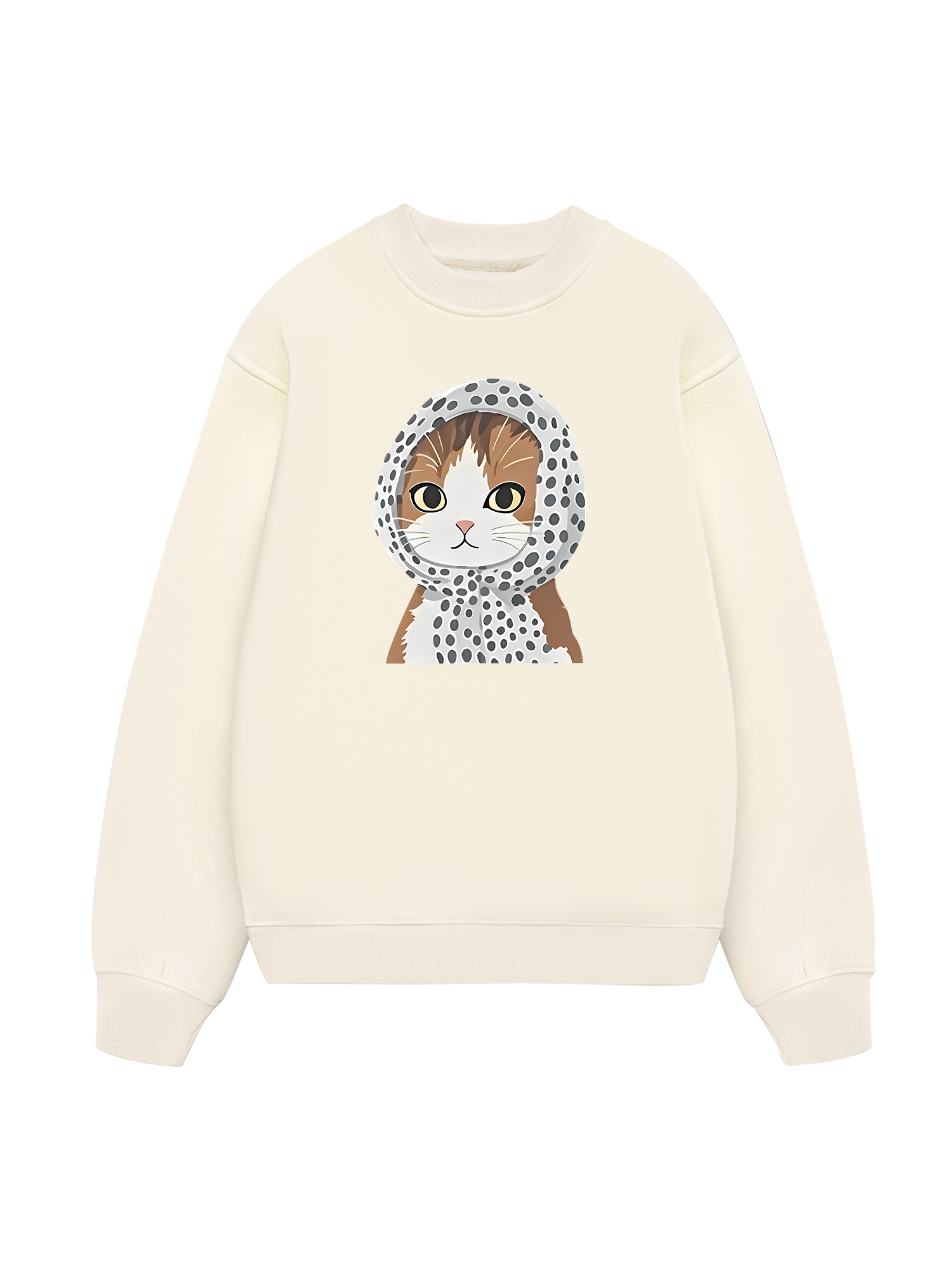Winter Vibes Cute Cat Sweater