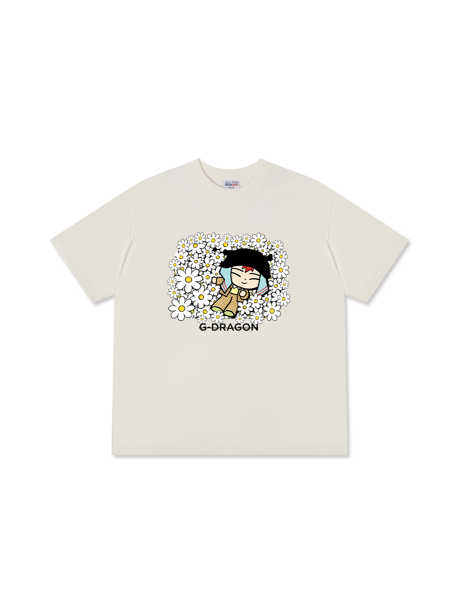 Áo Thun Relaxed Fit GD Daisy Flower