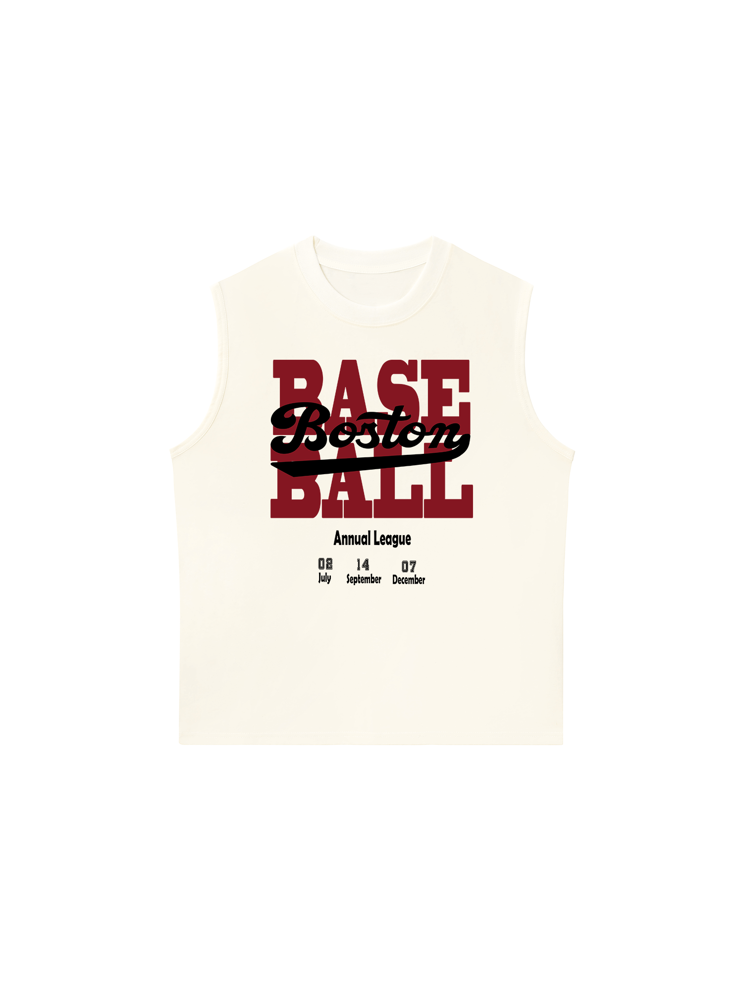 Áo Ba Lỗ Relaxed Fit Baseball Boston League