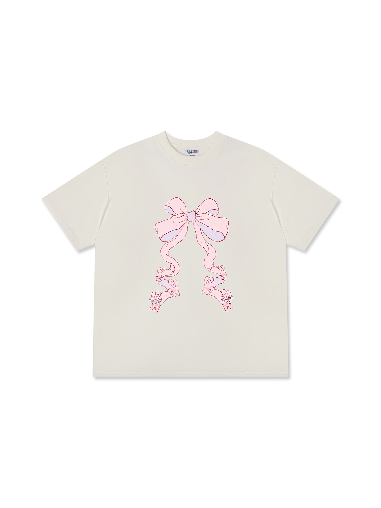 Áo Thun Relaxed Fit Rabbit Ribbon