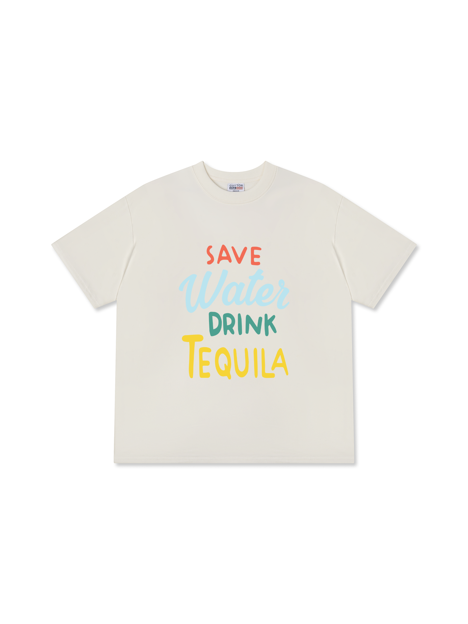 Áo Thun Relaxed Fit Save Water Drink Tequila