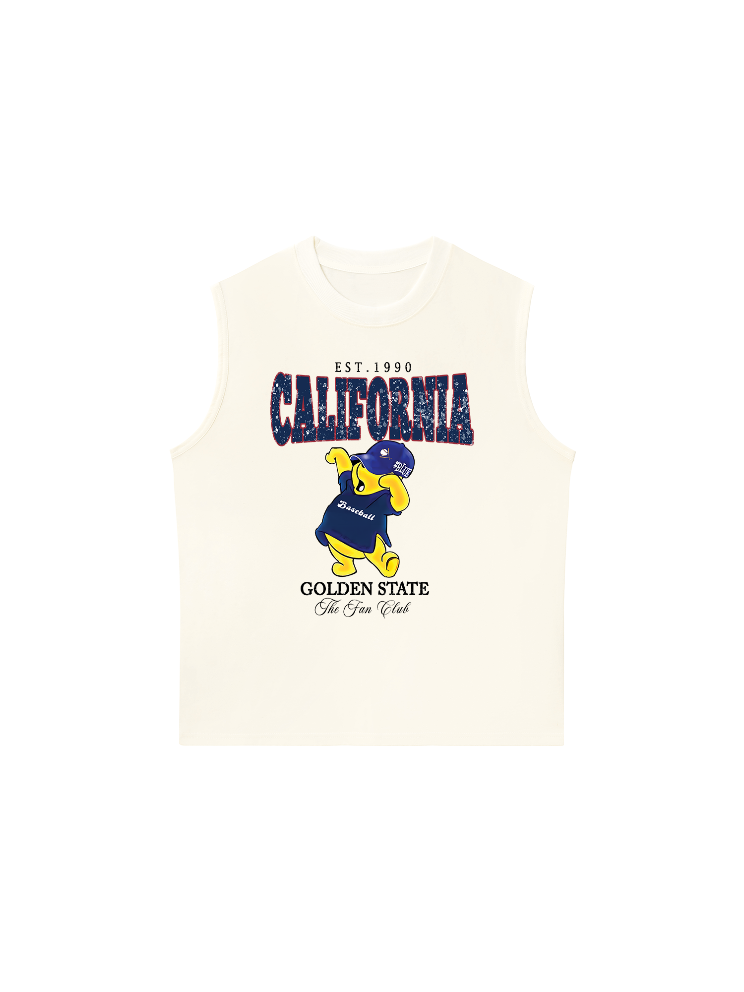 Áo Ba Lỗ Relaxed Fit Baseball Cute Pooh