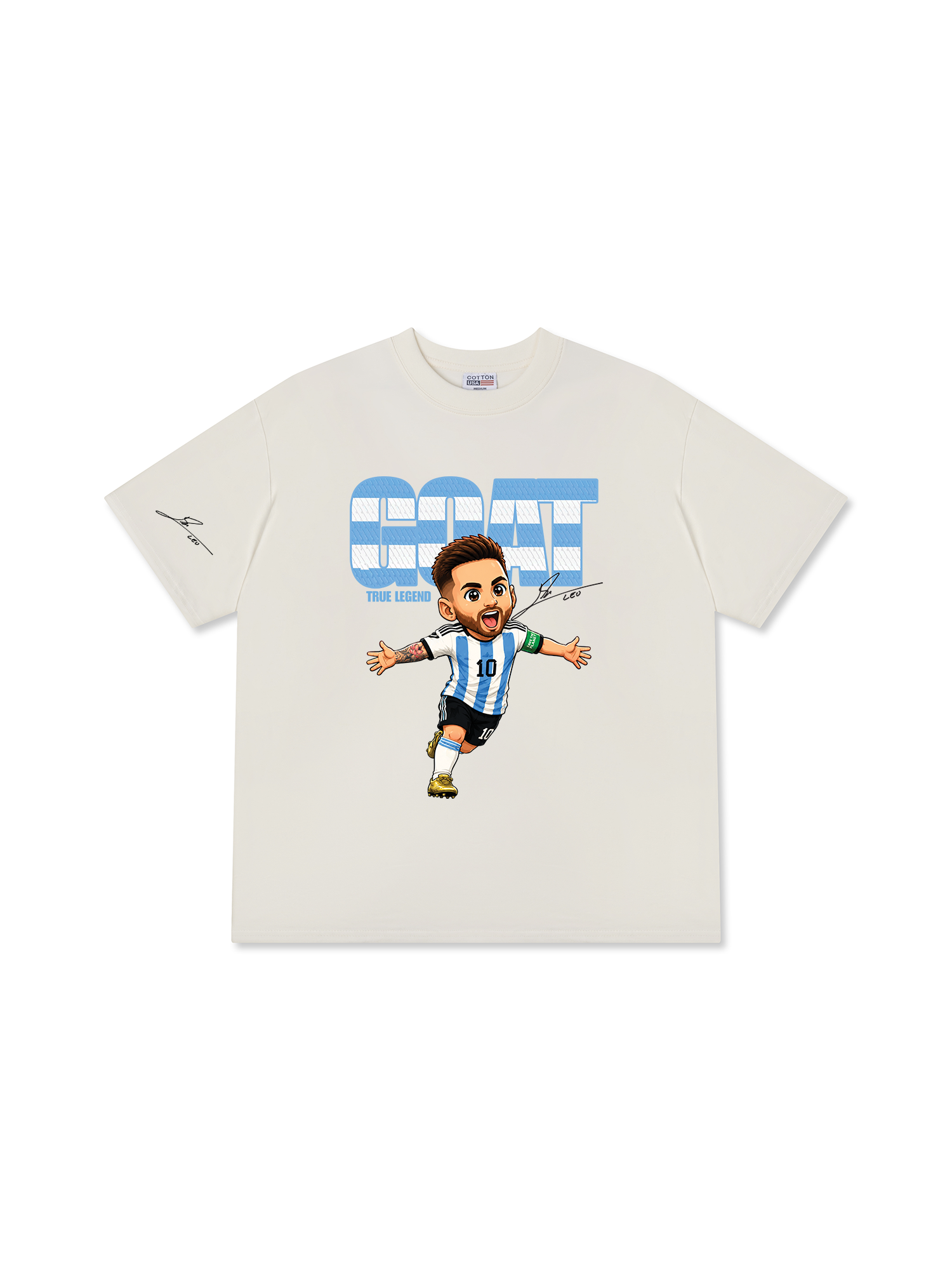 Áo Thun Relaxed Fit Goat The Legend