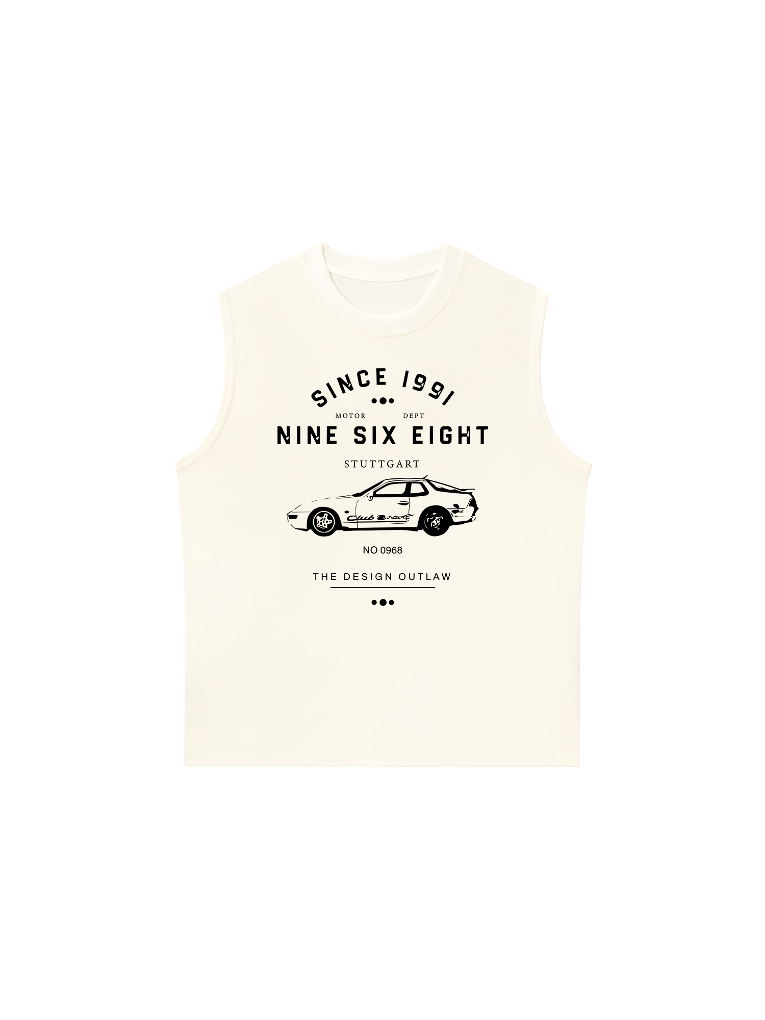 Áo Ba Lỗ Relaxed Fit Porsche Nine Six Eight