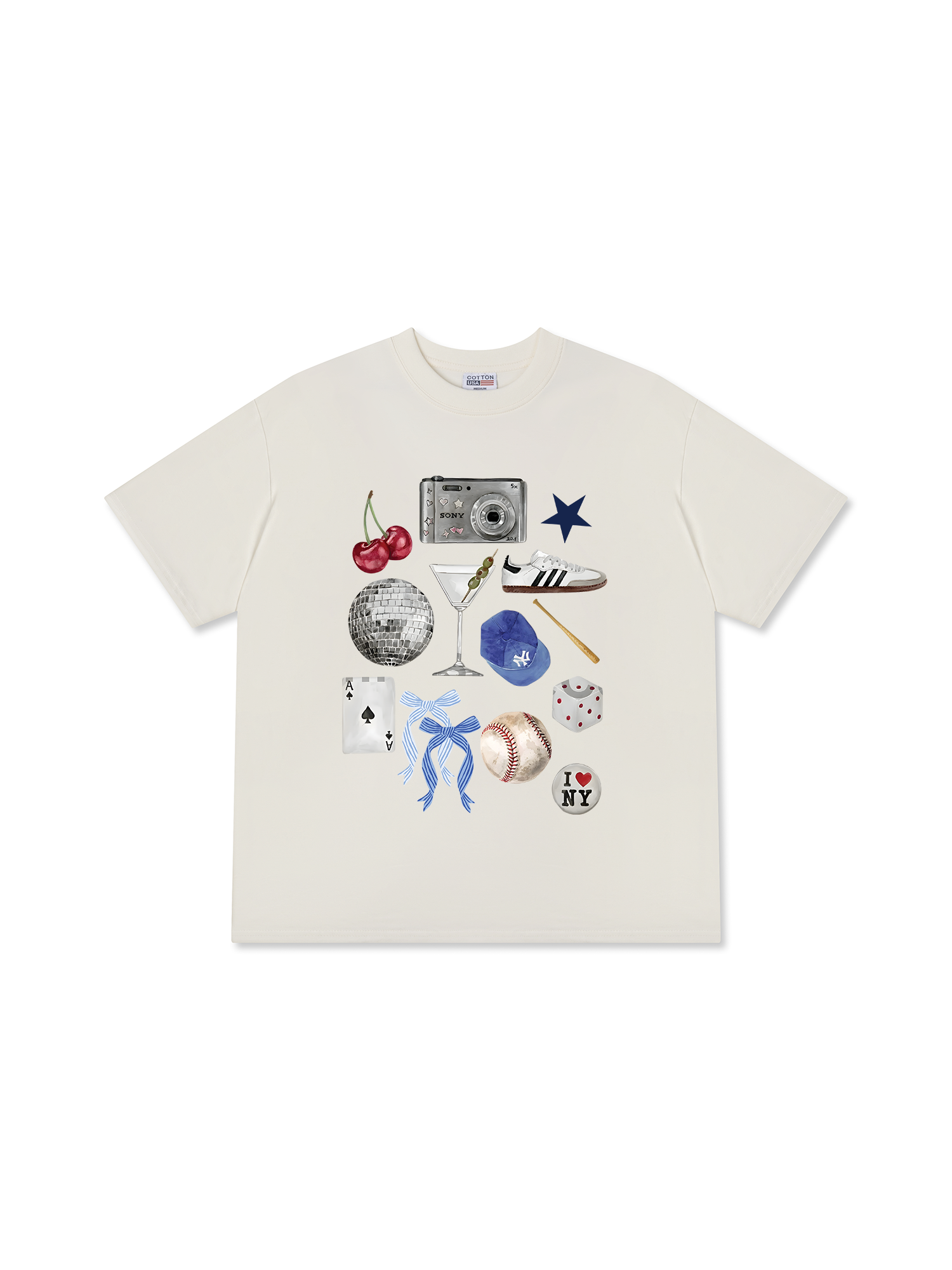 Áo Thun Relaxed Fit Baseball Cute Things