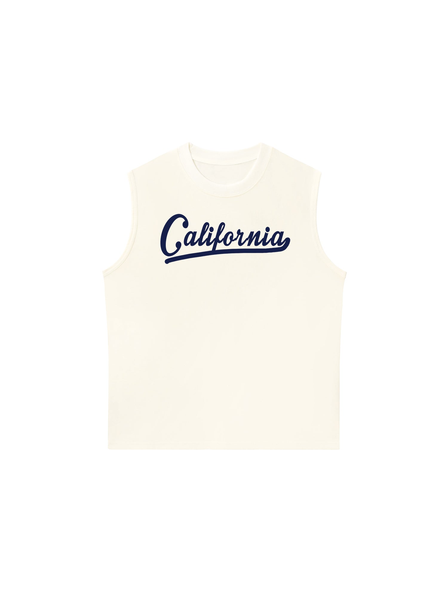 Áo Ba Lỗ Relaxed Fit USA Califorinia Blue