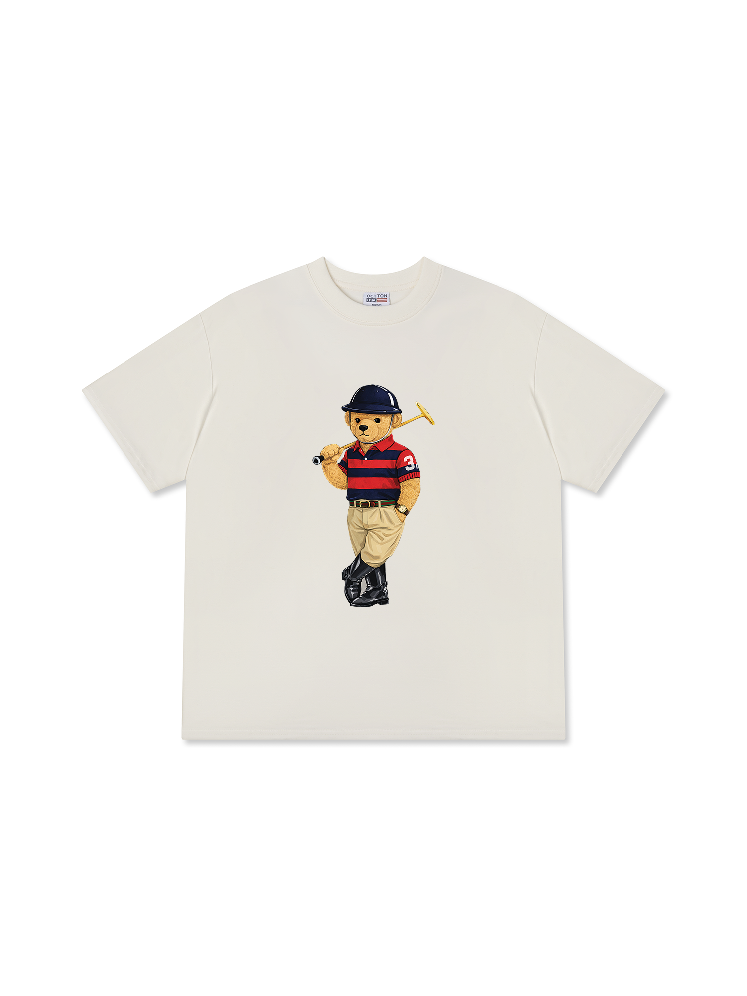 Áo Thun Relaxed Fit  Quiet Luxury Bear