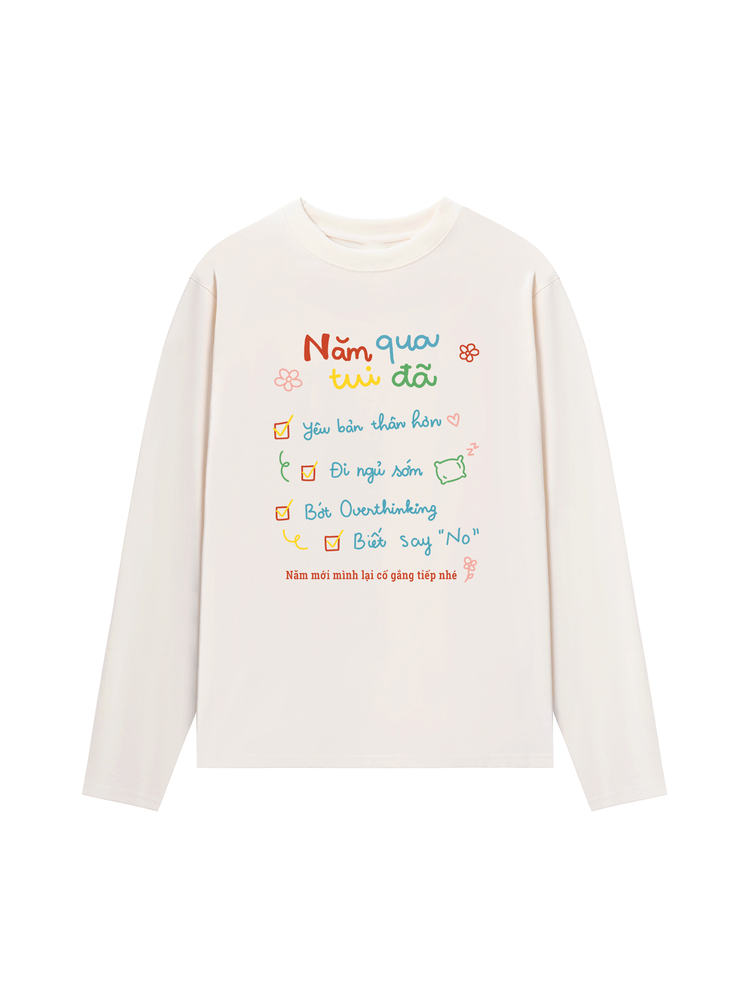 Áo Thun Dài Tay Năm Qua Tui Đã