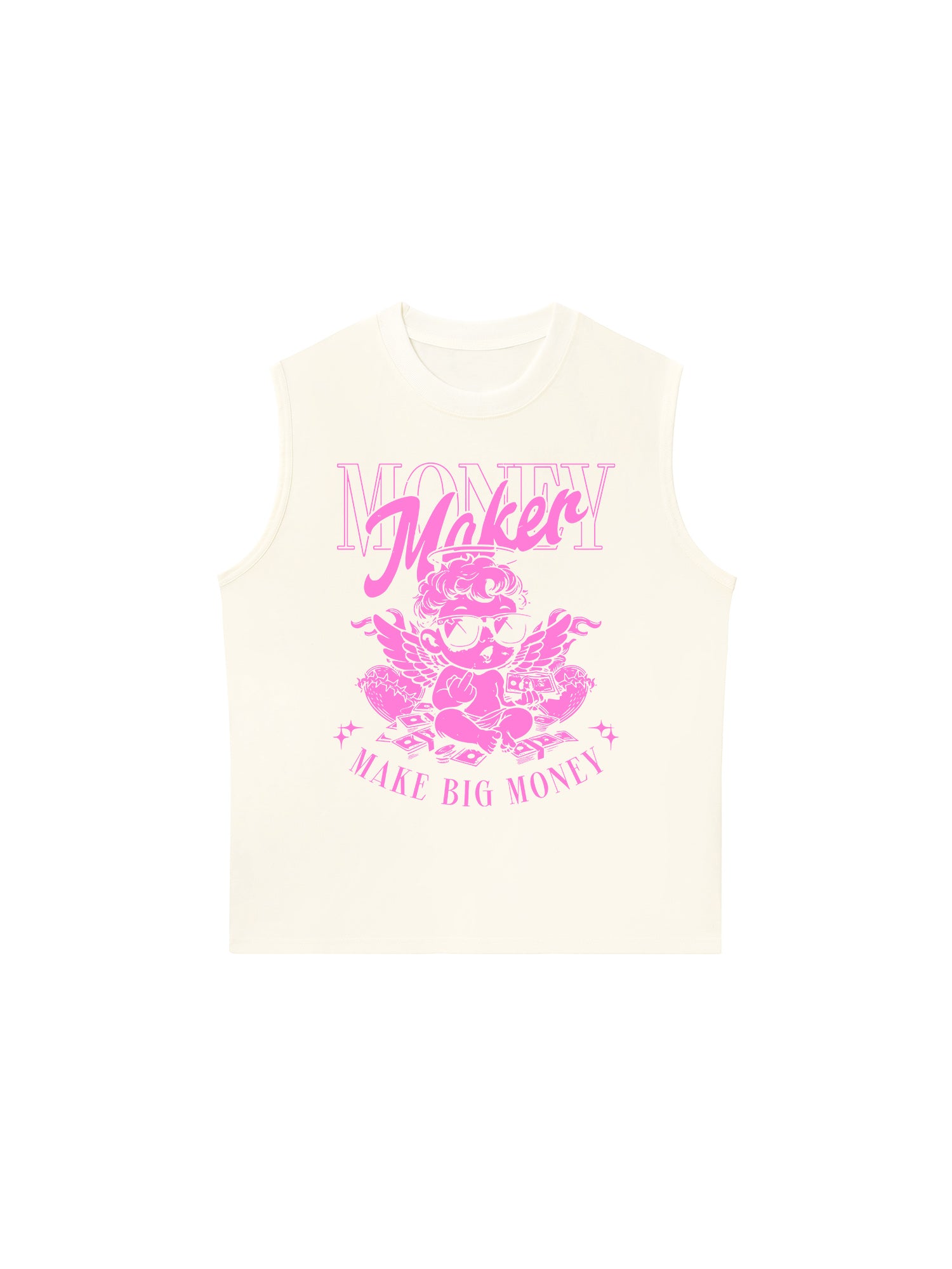 Áo Ba Lỗ Relaxed Fit Money Maker Make Big