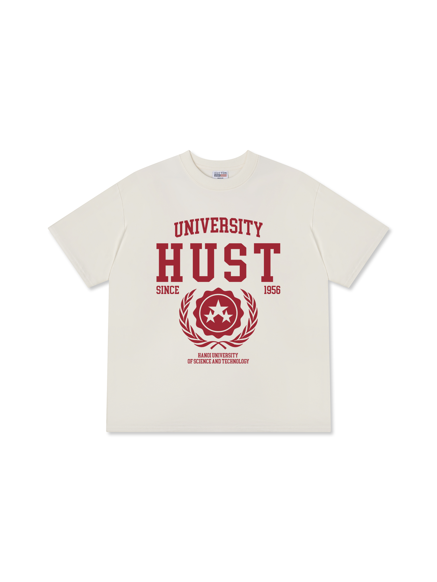 Áo Thun Relaxed Fit HUST University