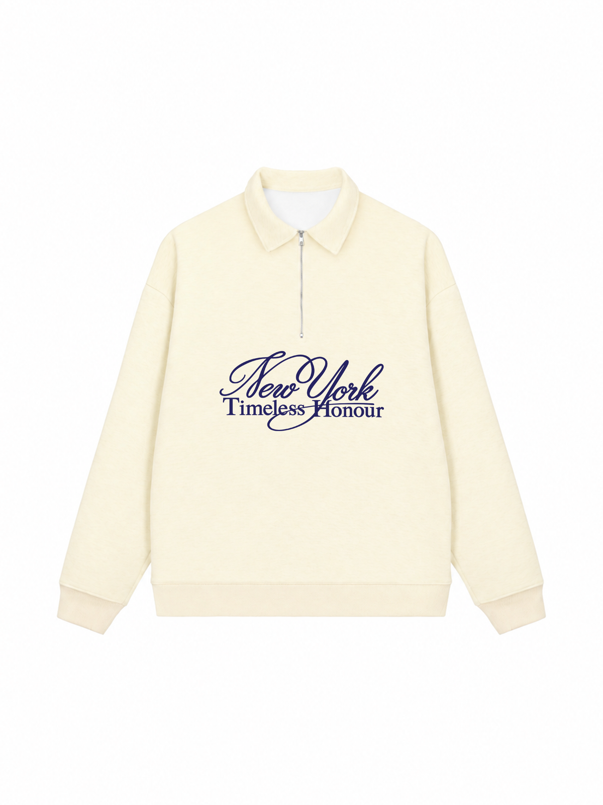 Áo Sweater Polo Nỉ Hai Da  New York Timeless Honour