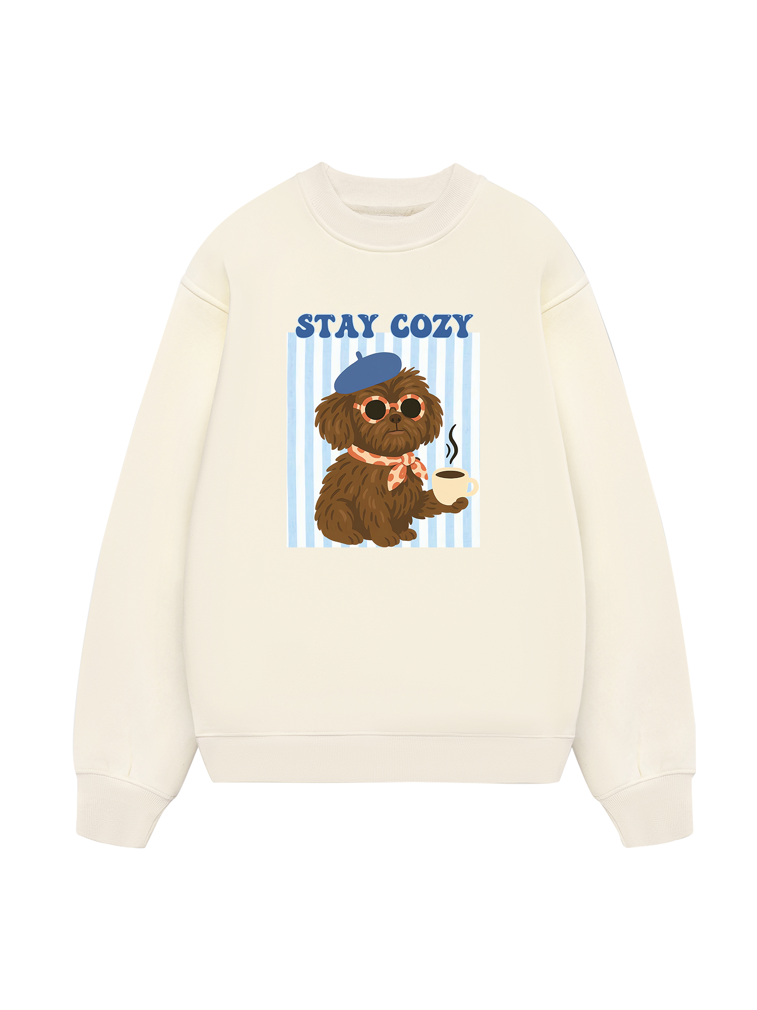 Stay Cozy Cute Puppy  Sweater