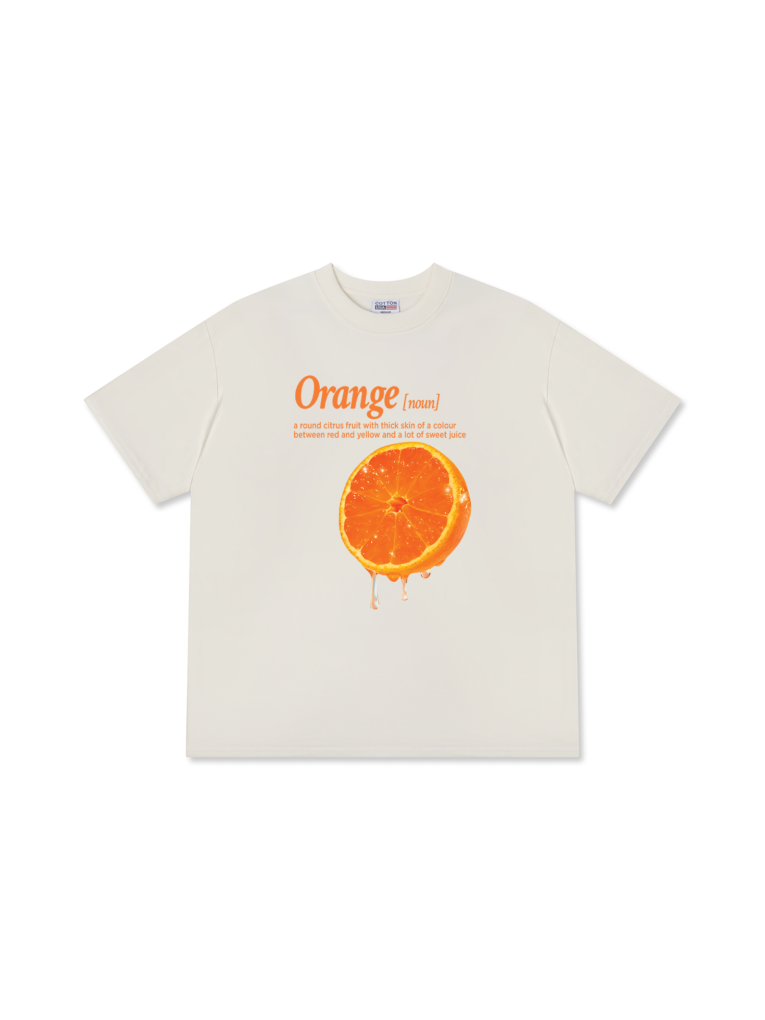 Áo Thun Relaxed Fit Tropical Orange