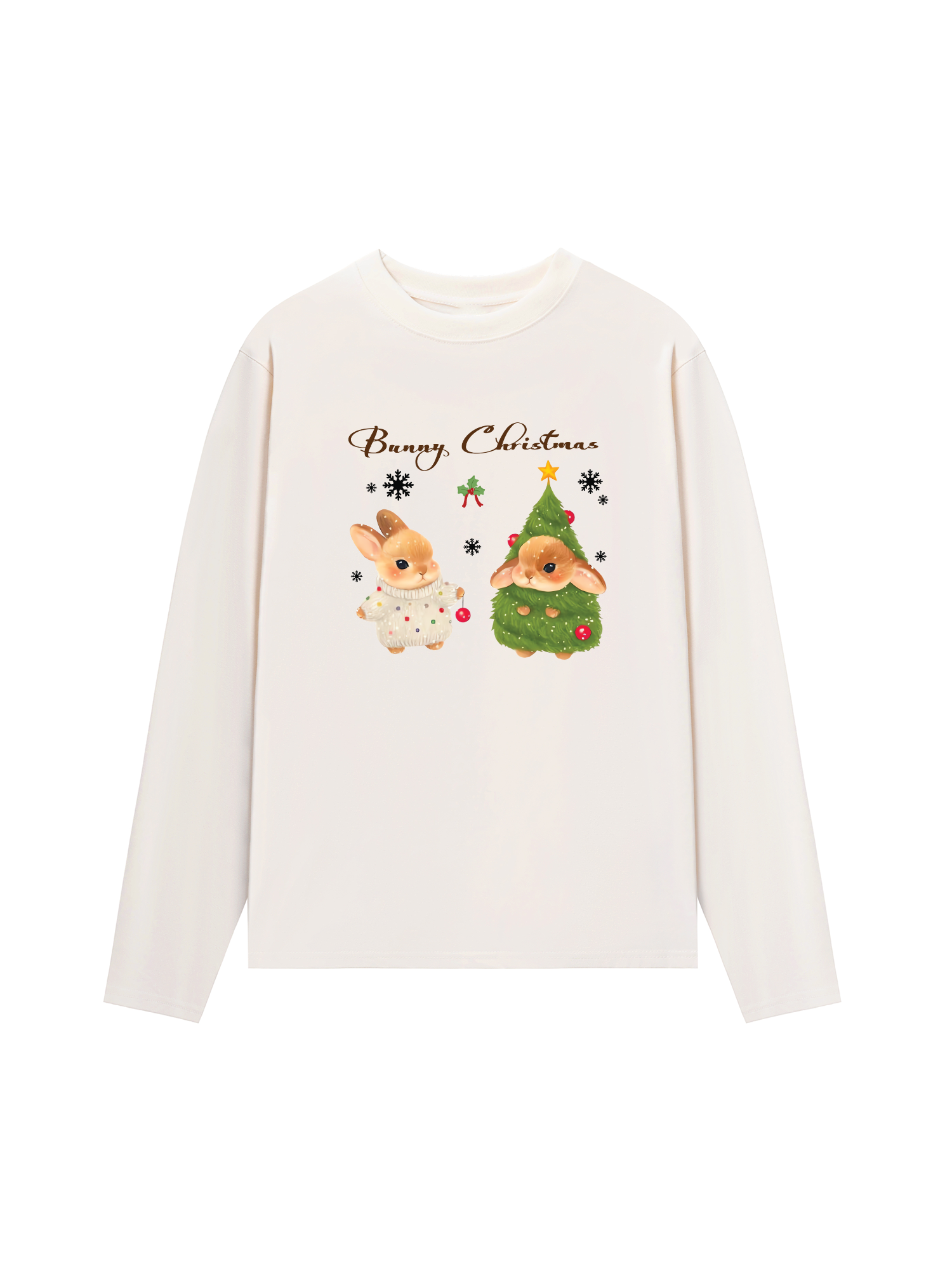 Áo Thun Dài Tay Bunny Christmas