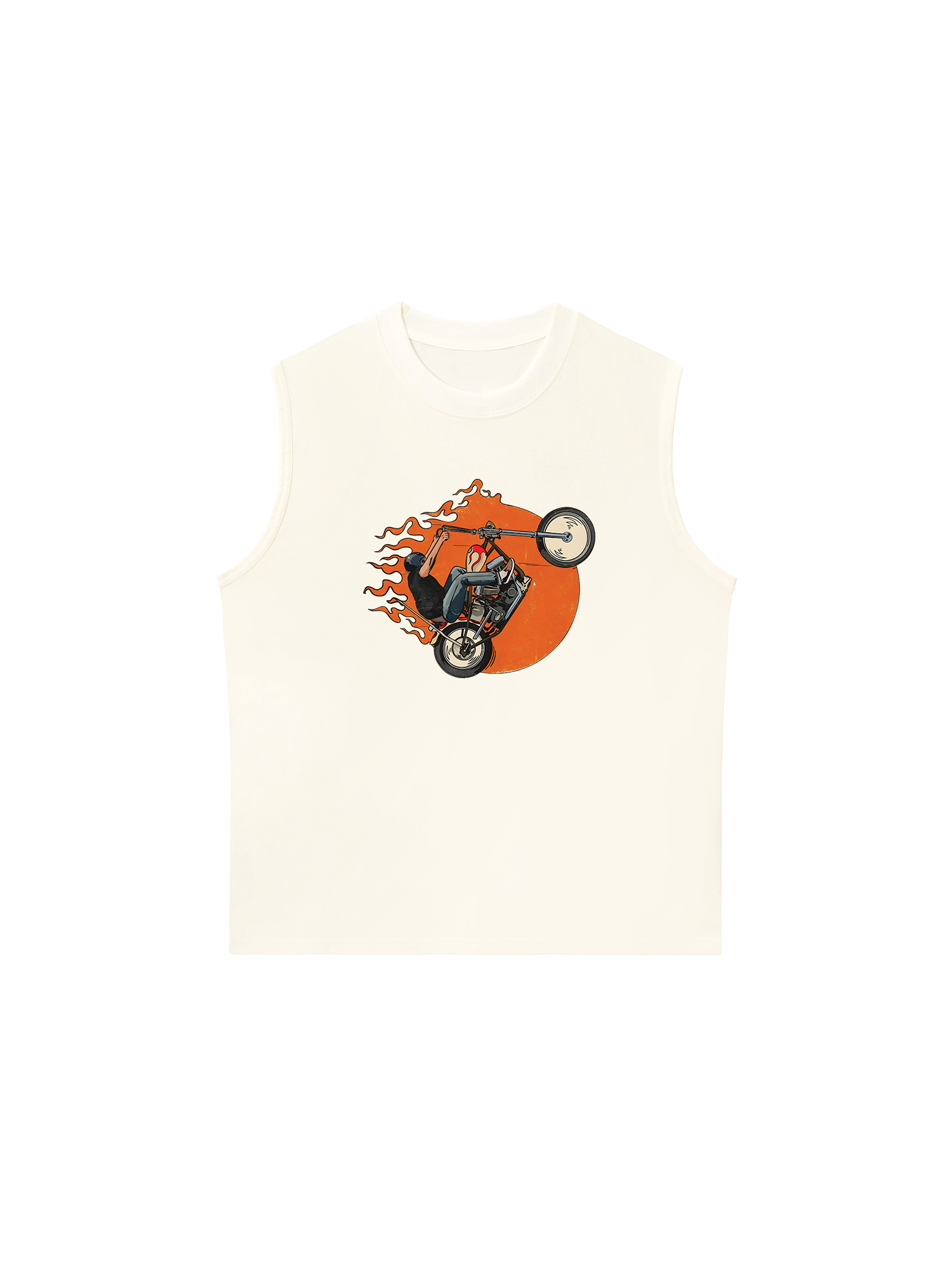 Áo Ba Lỗ Relaxed Fit Born To Ride