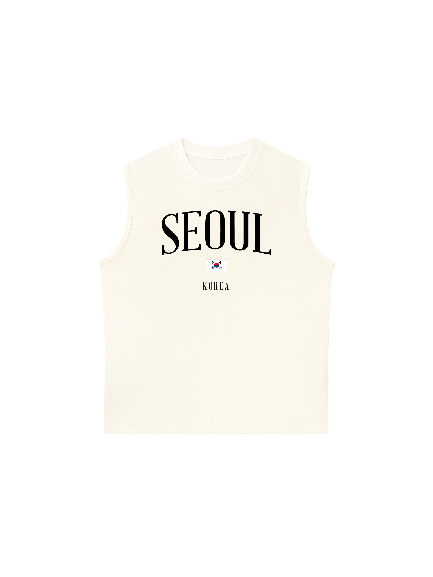 Áo Ba Lỗ Relaxed Fit Seoul Korea Classic