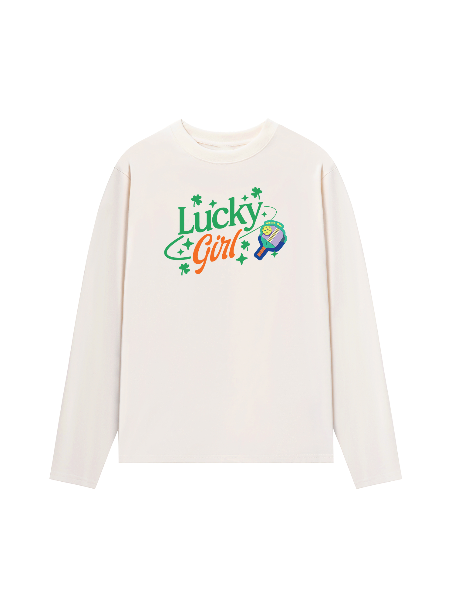 Áo Thun Dài Tay Pickleball Lucky Girl