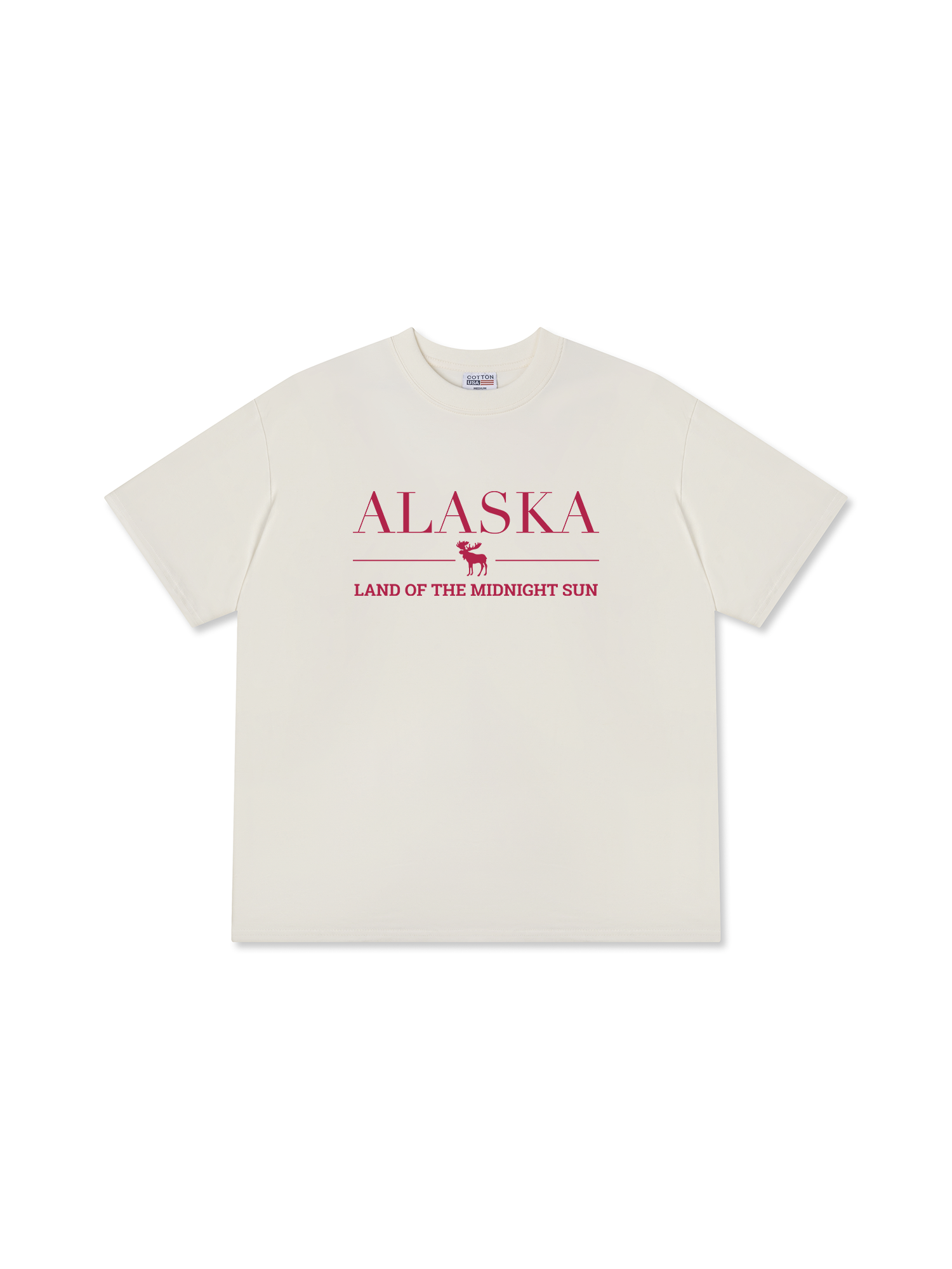 Áo Thun Relaxed Fit City Alaska Land Of The Midnight Sun