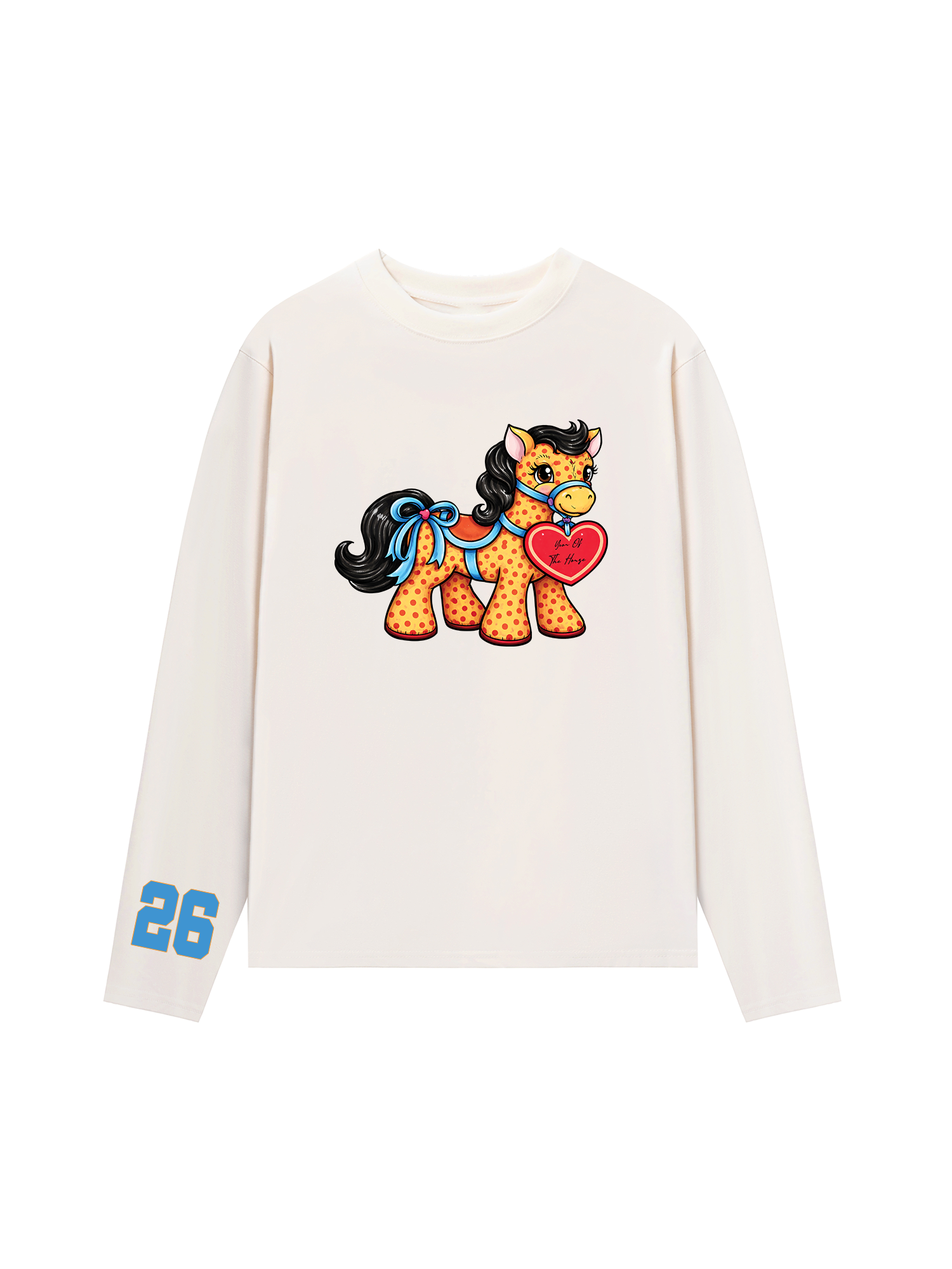 Áo Thun Dài Tay Orange Horrse