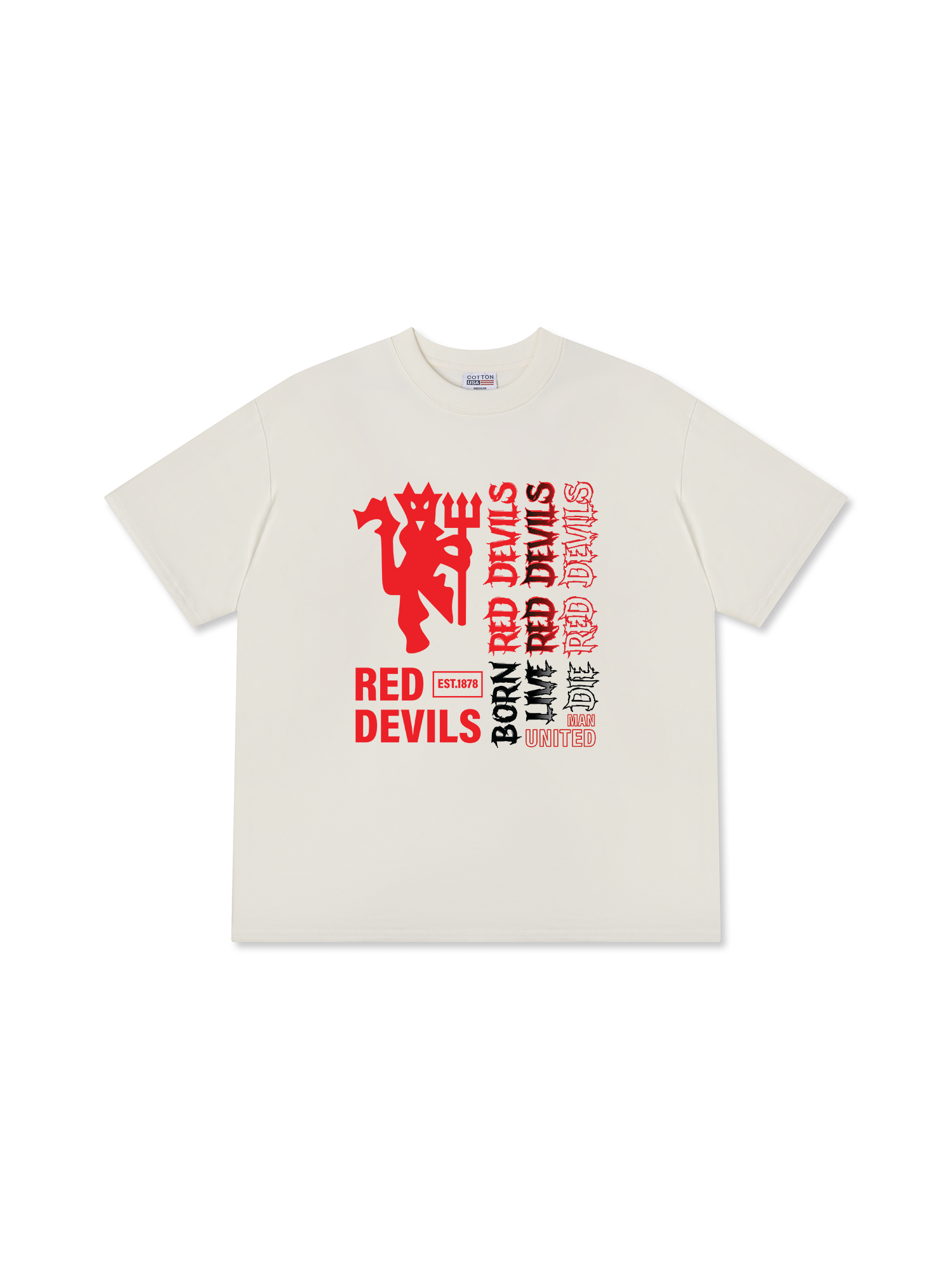 Áo Thun Relaxed Fit Soccer Red Devils EST 1878