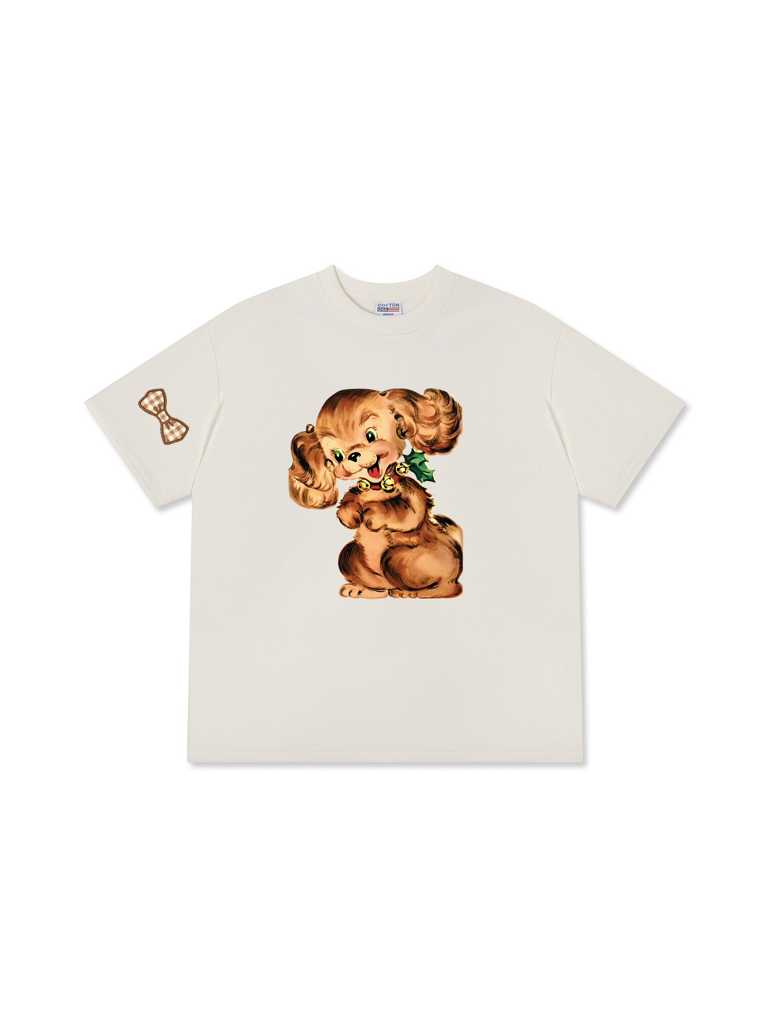 Áo Thun Relaxed Fit Soft Paw Brown Dog