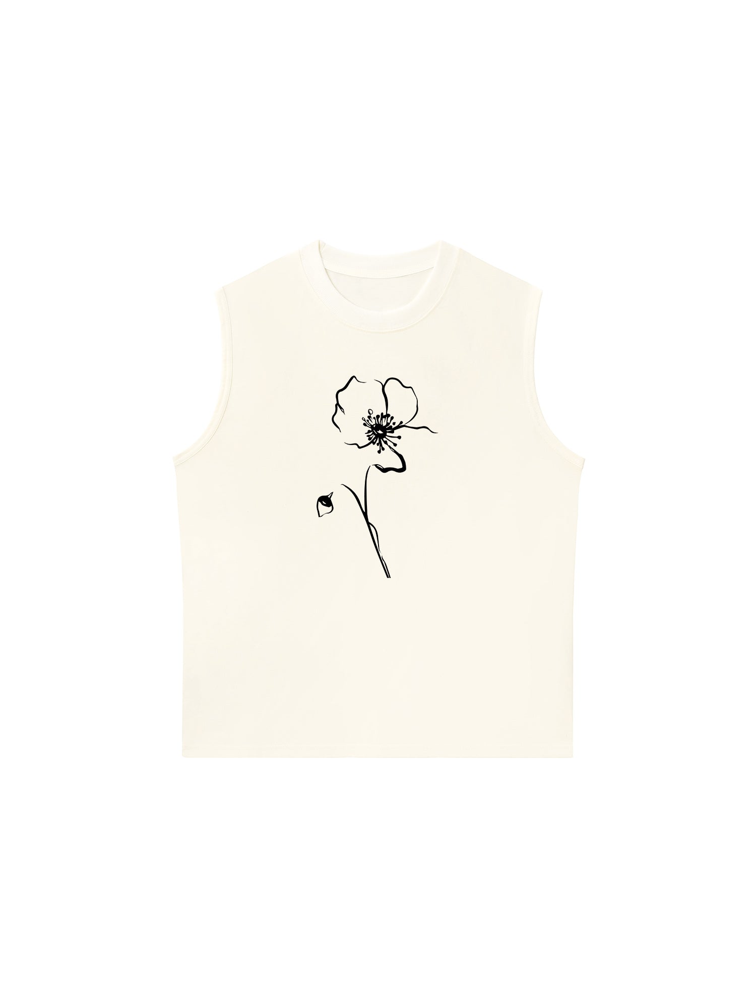 Áo Ba Lỗ Relaxed Fit Poppy Flower
