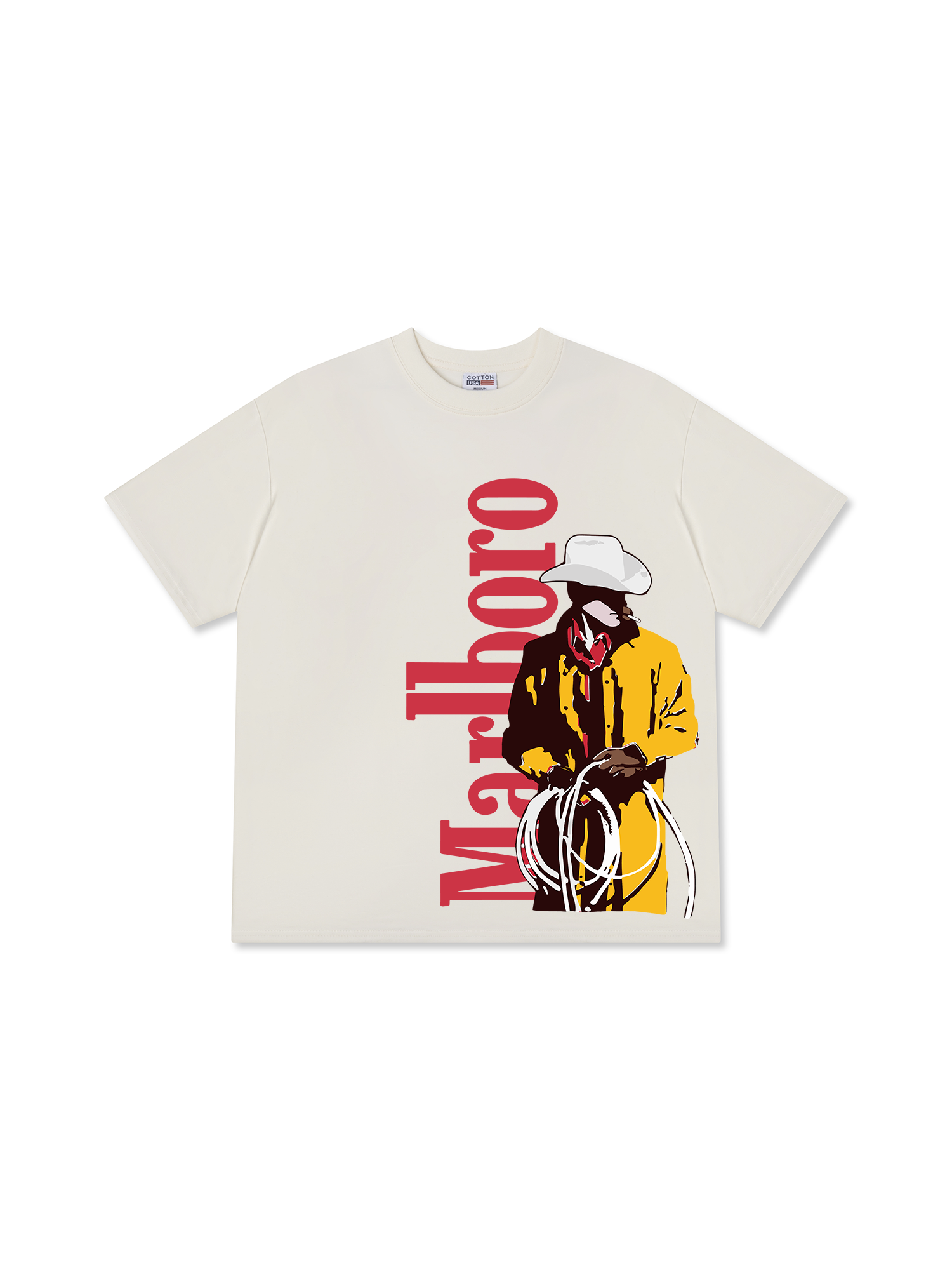 Áo Thun Relaxed Fit Marlboro Golden Cow Boy