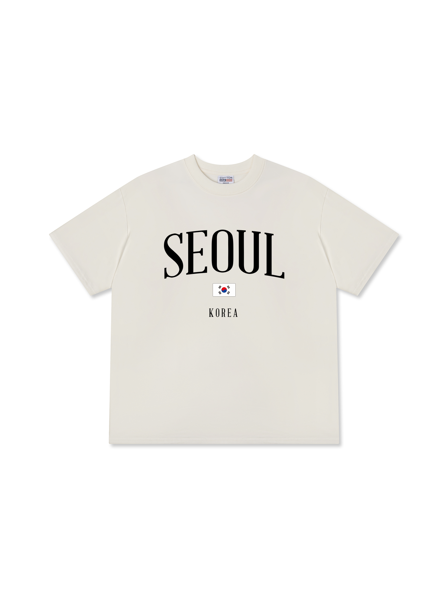 Áo Thun Relaxed Fit Seoul Korea Classic