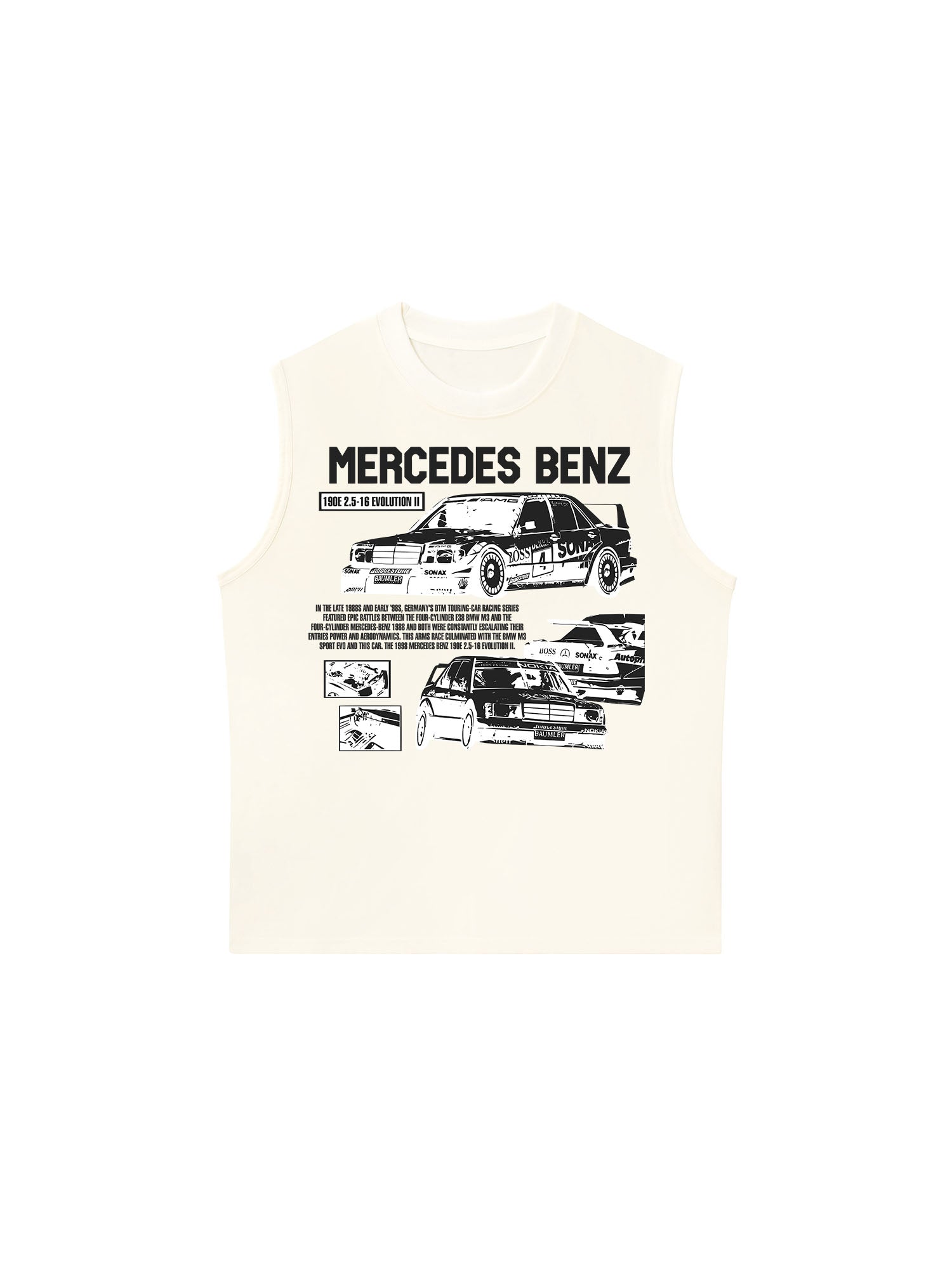 Áo Ba Lỗ Relaxed Fit Mercedes Evolution II