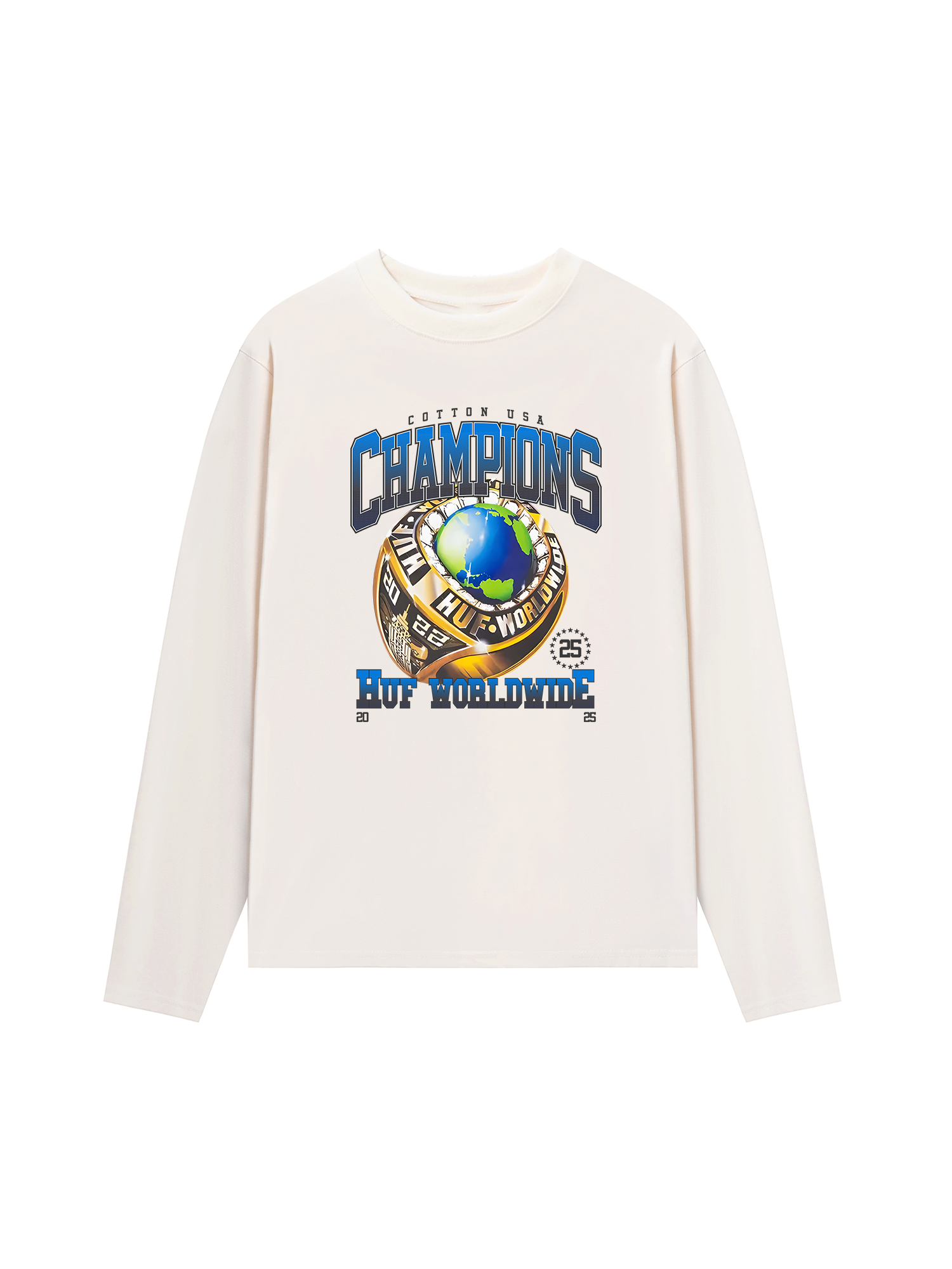 Áo Thun Dài Tay Champions Huf Worldwide
