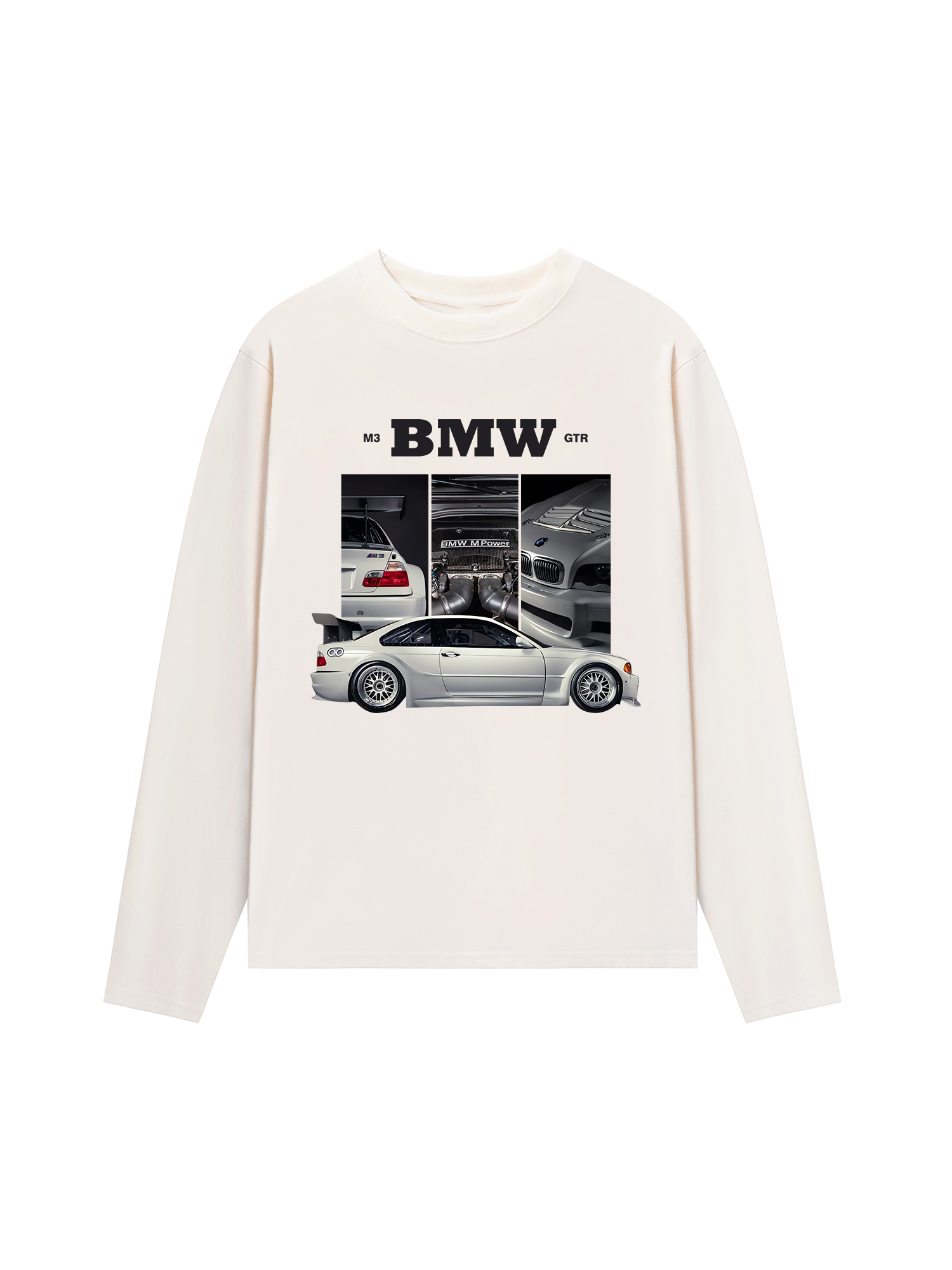 Áo Thun Dài Tay BMW M3 GTR Silver