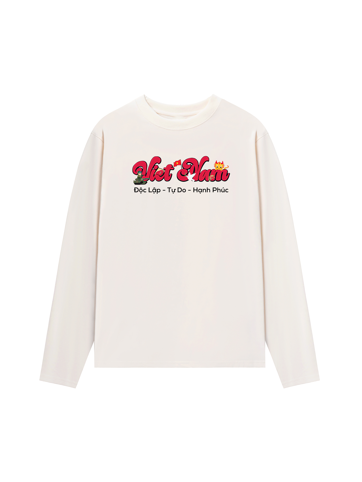 Áo Thun Dài Tay Việt Nam Tự Do
