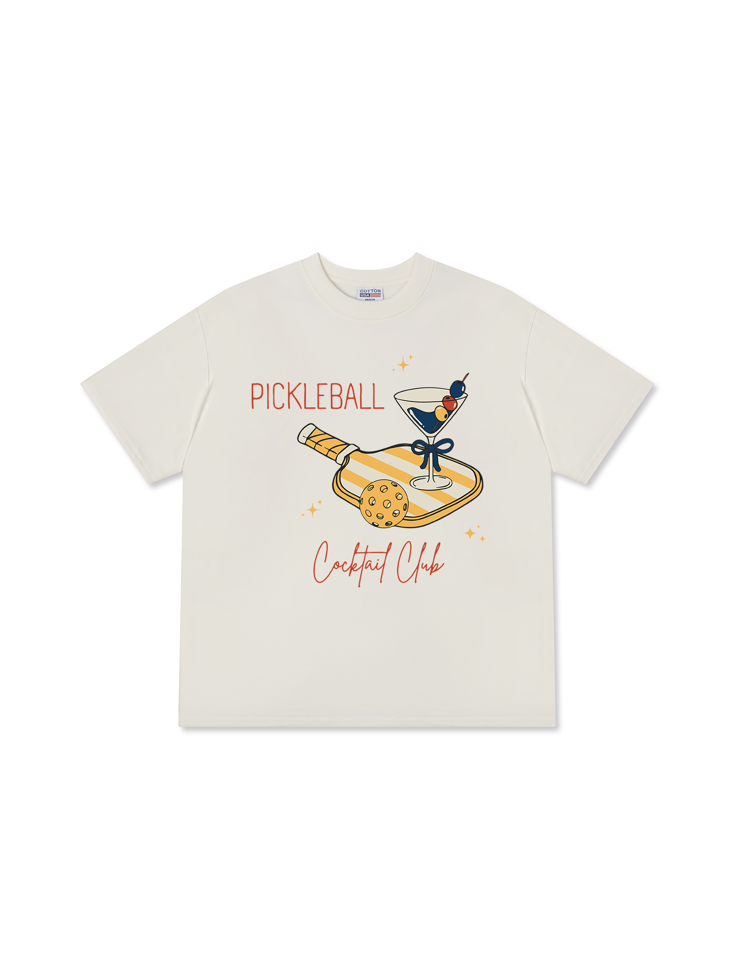 Áo Thun Relaxed Fit Pickleball Cocktail Club