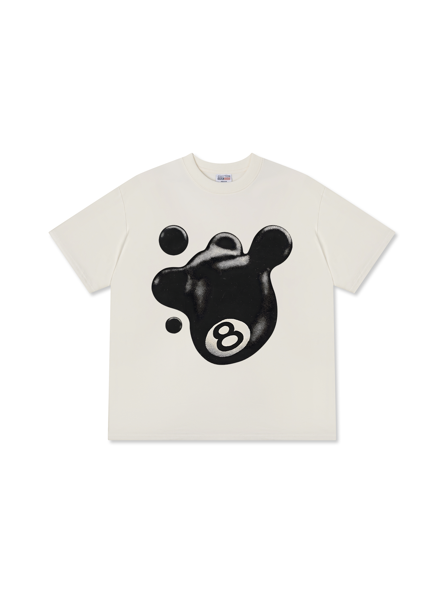 Áo Thun Relaxed Fit Billiards Melting 8 Ball