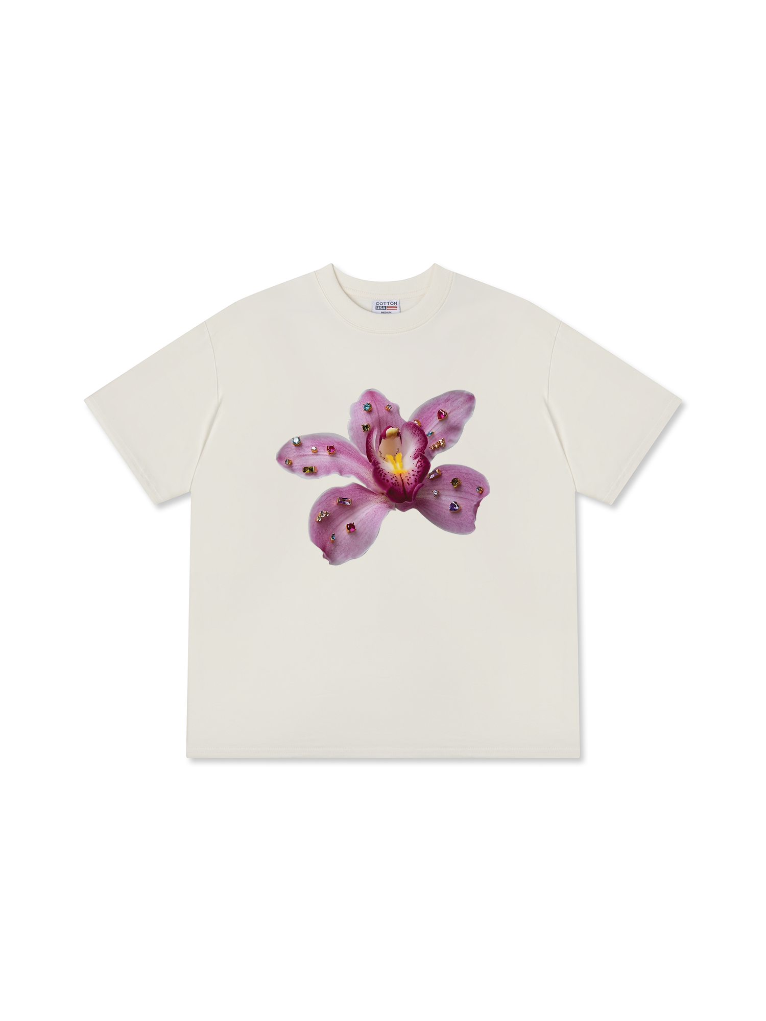 Áo Thun Relaxed Fit Bling Orchid Girl