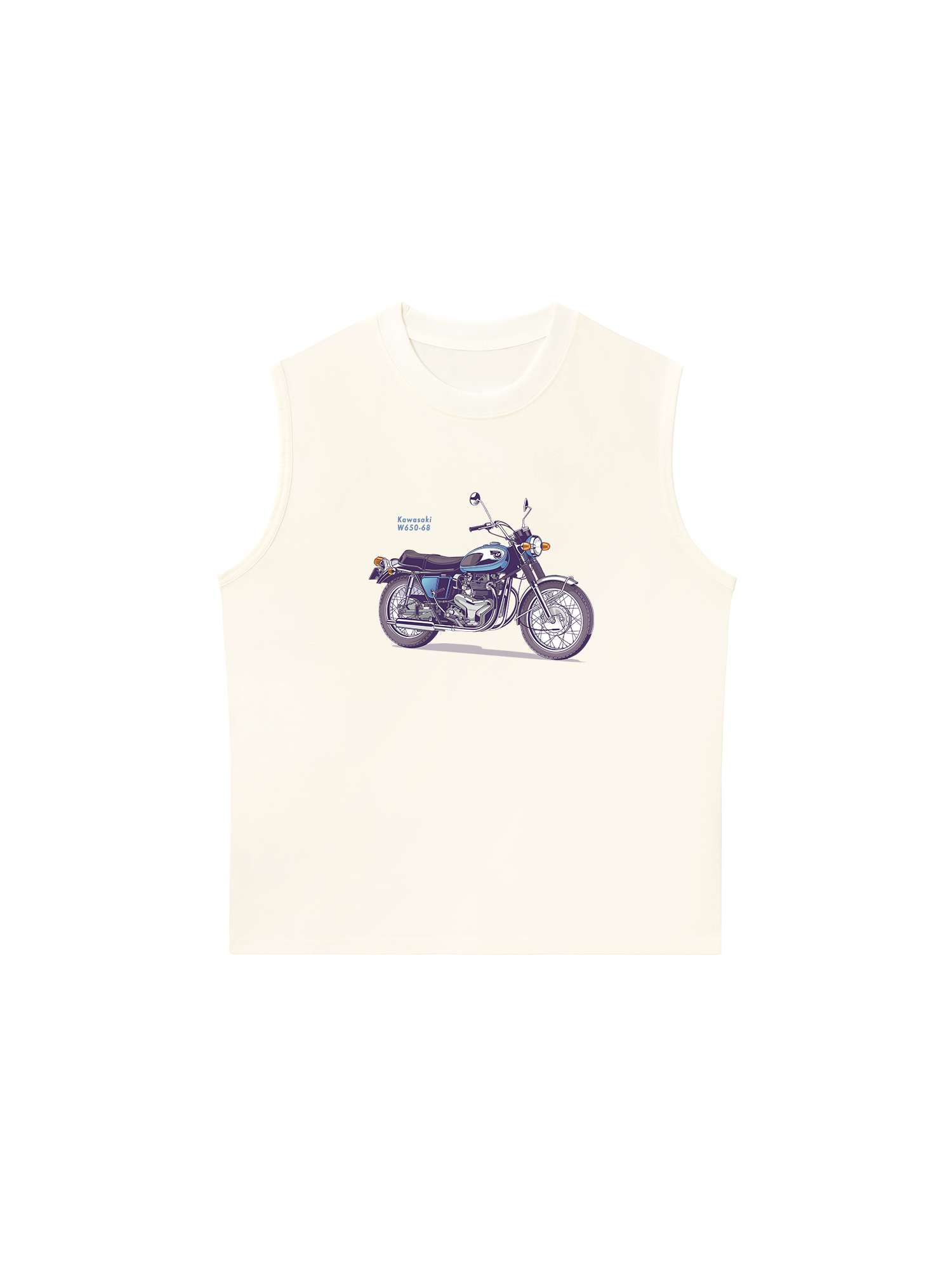 Áo Ba Lỗ Relaxed Fit Kawasaki W650-68