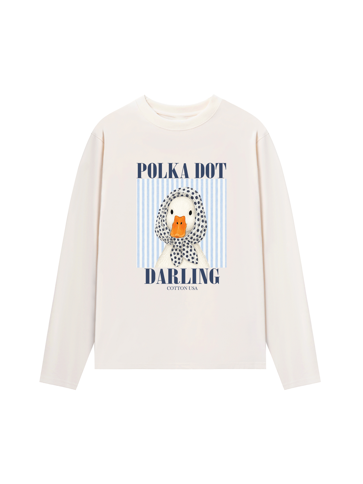 Áo Thun Dài Tay Farm Polka Dot Darling