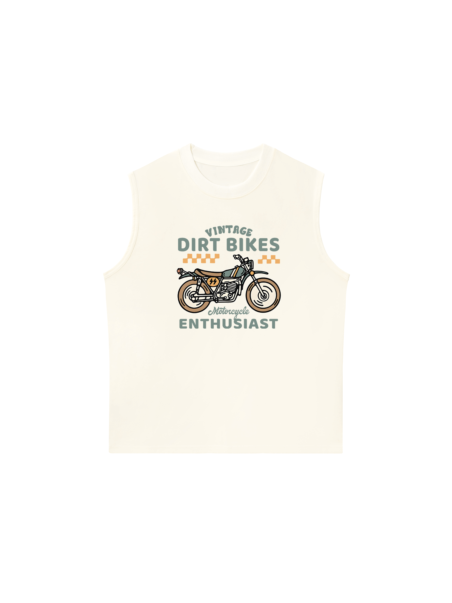 Áo Ba Lỗ Relaxed Fit Vintage Dirt Bike