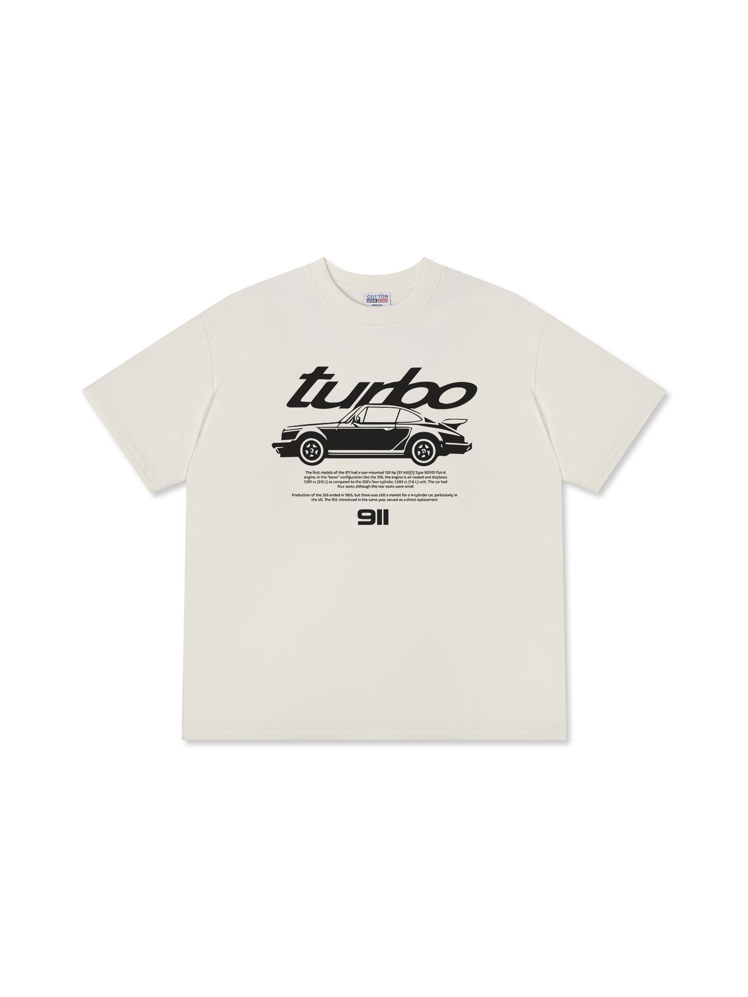 Áo Thun Relaxed Fit Porsche Classic 911 Turbo