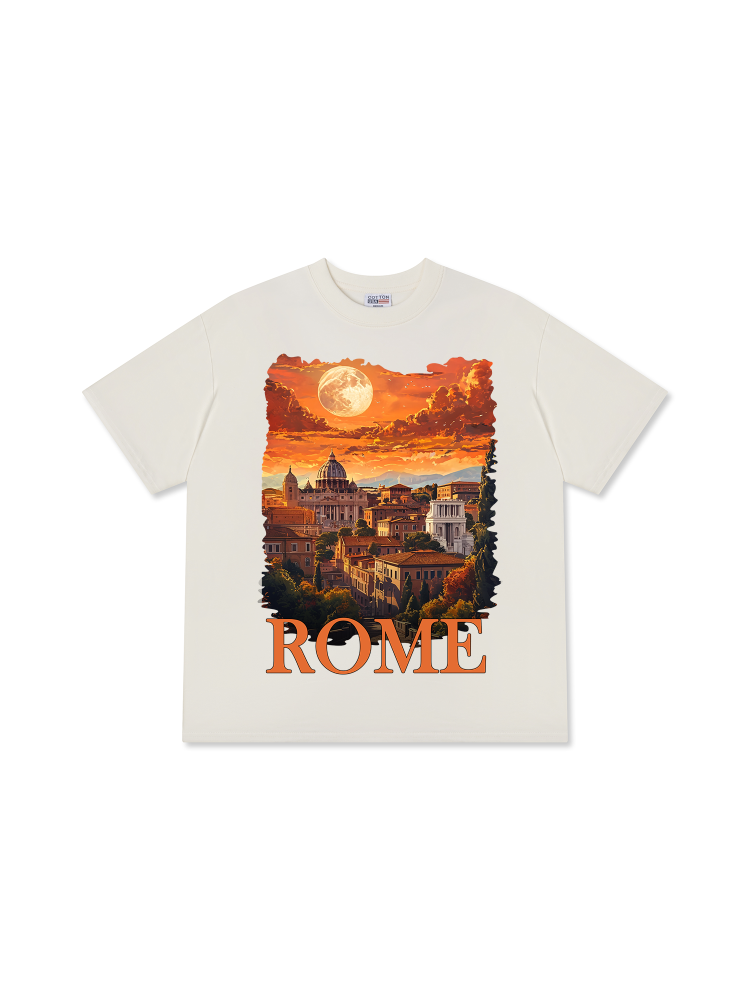Áo Thun Relaxed Fit City Rome